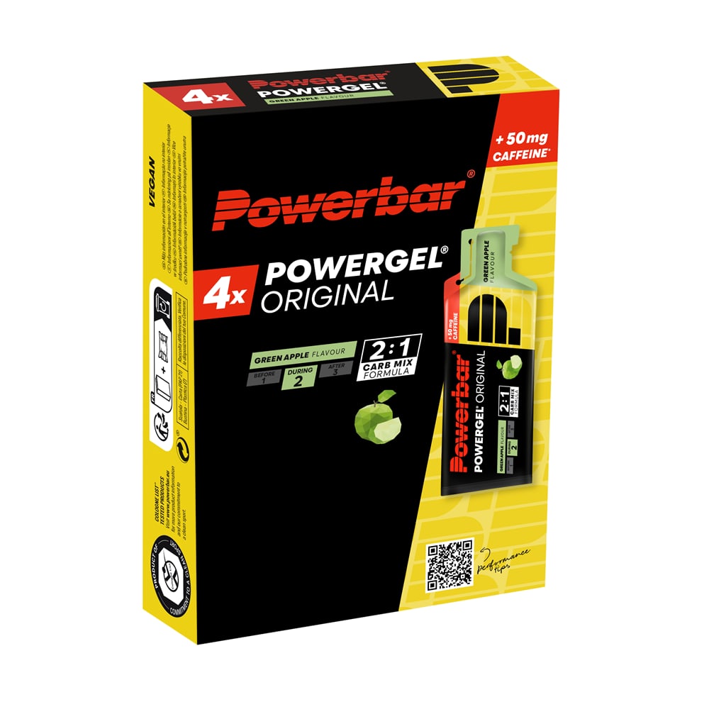 Image of Powerbar 4-Pack Power Original Green Apple 4 x 41 g Energy Gel Grün, Herren, Größe: 0