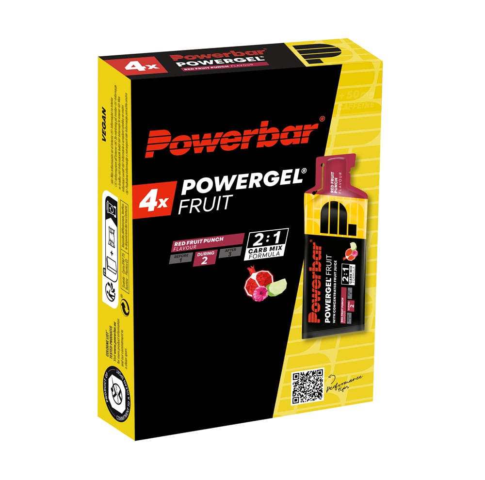 Image of Powerbar 4-Pack Power Original Red Fruit 4 x 41 g Energy Gel Rot, Herren, Größe: 0