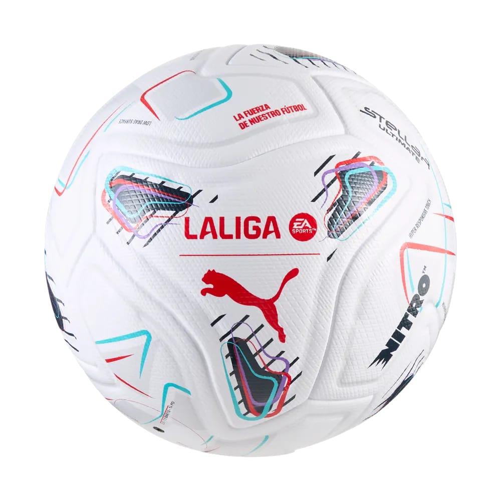 PUMA STELLAR NITRO™ Ultimate LaLiga Fussball Weiss, Herren, Größe: 5