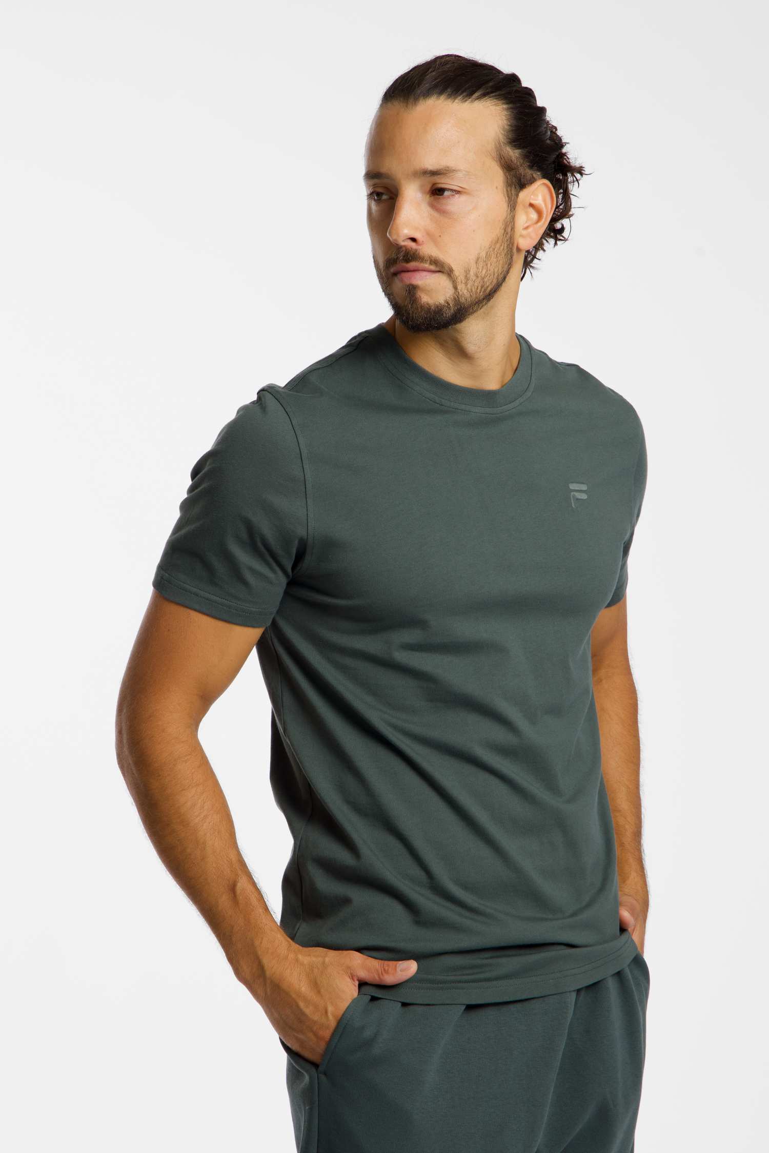 FILA Orion Herren T-Shirt Grau, Herren, Größe: M