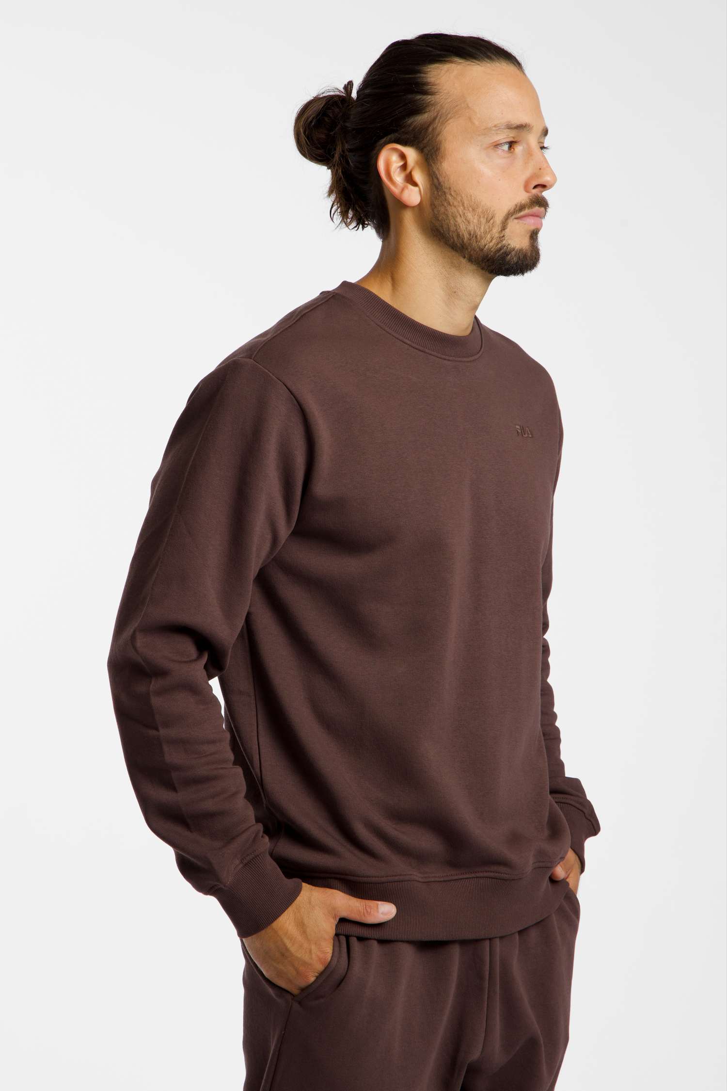 FILA Orthez Herren Pullover Braun, Herren, Größe: XL