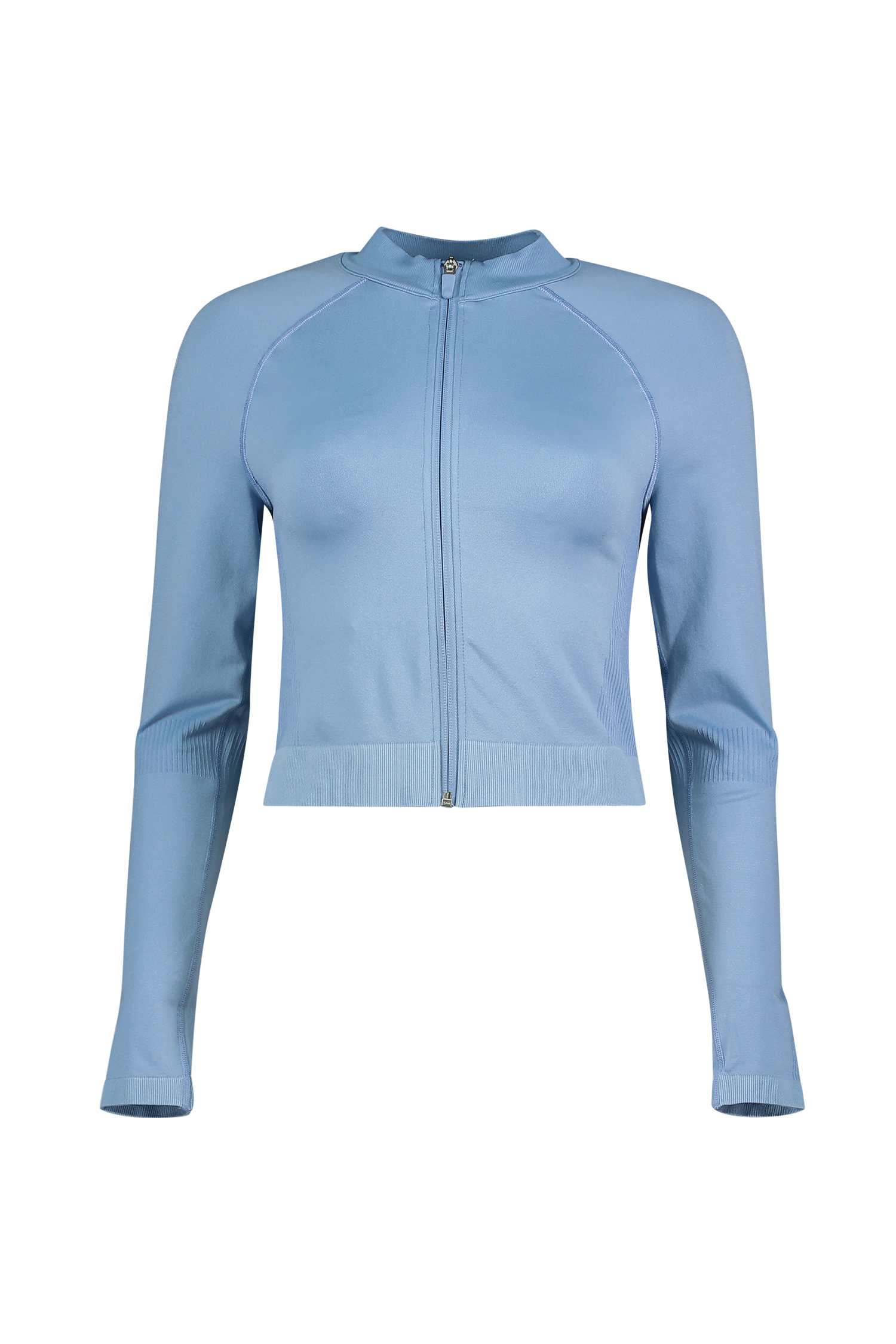 Nike Pro Seamless Dri-FIT Damen Trainingsjacke Hellblau, Damen, Größe: S