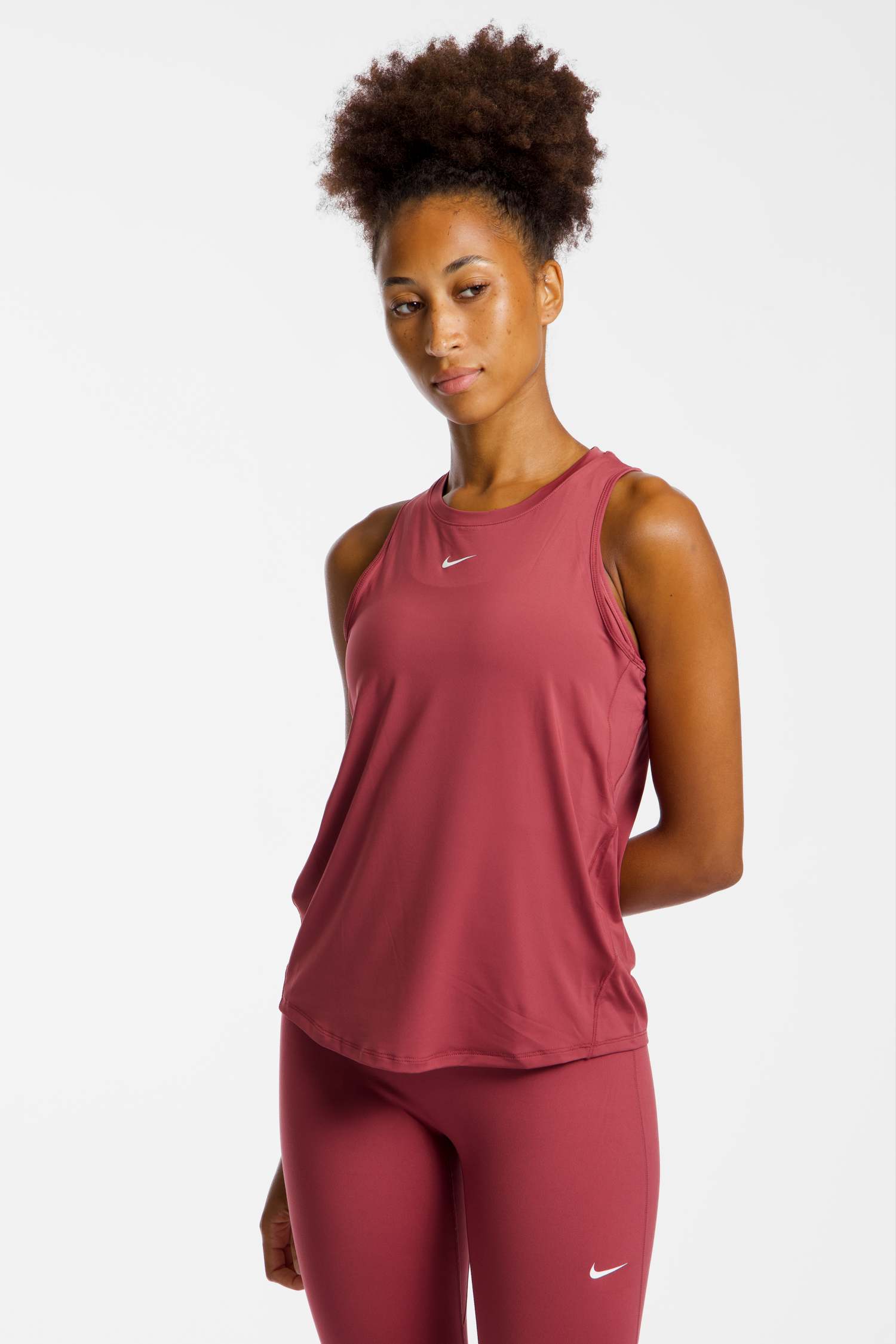 Image of Nike One Classic Dri-FIT Damen Top Pink, Damen, Größe: L