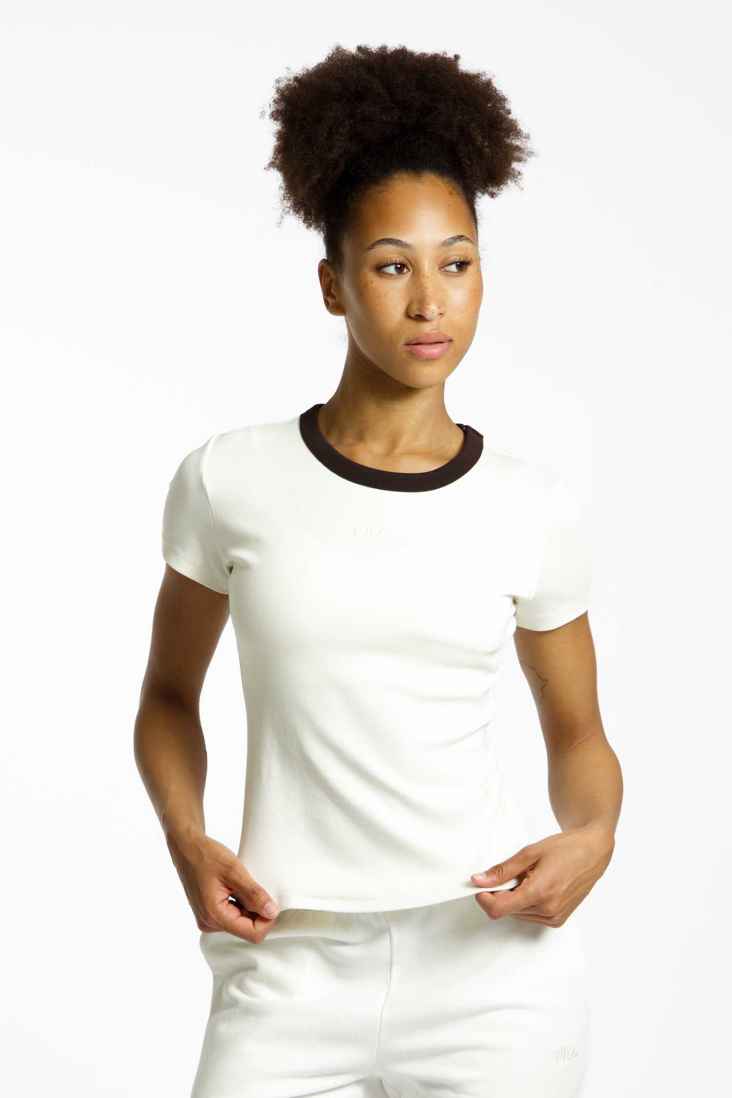FILA Orihuela Damen T-Shirt Weiss, Damen, Größe: M