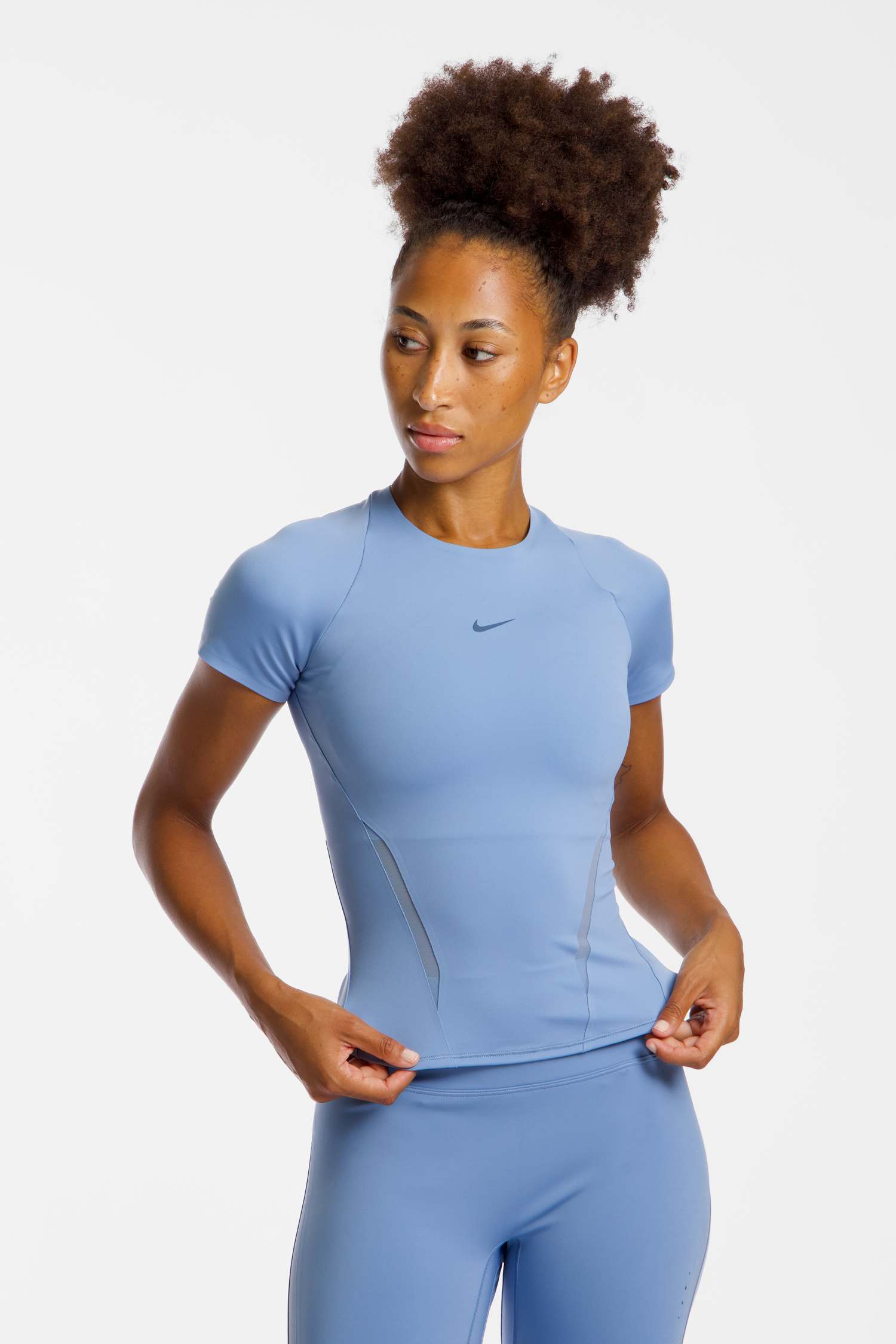 Image of Nike Universa Dri-FIT Damen T-Shirt Blau, Damen, Größe: L