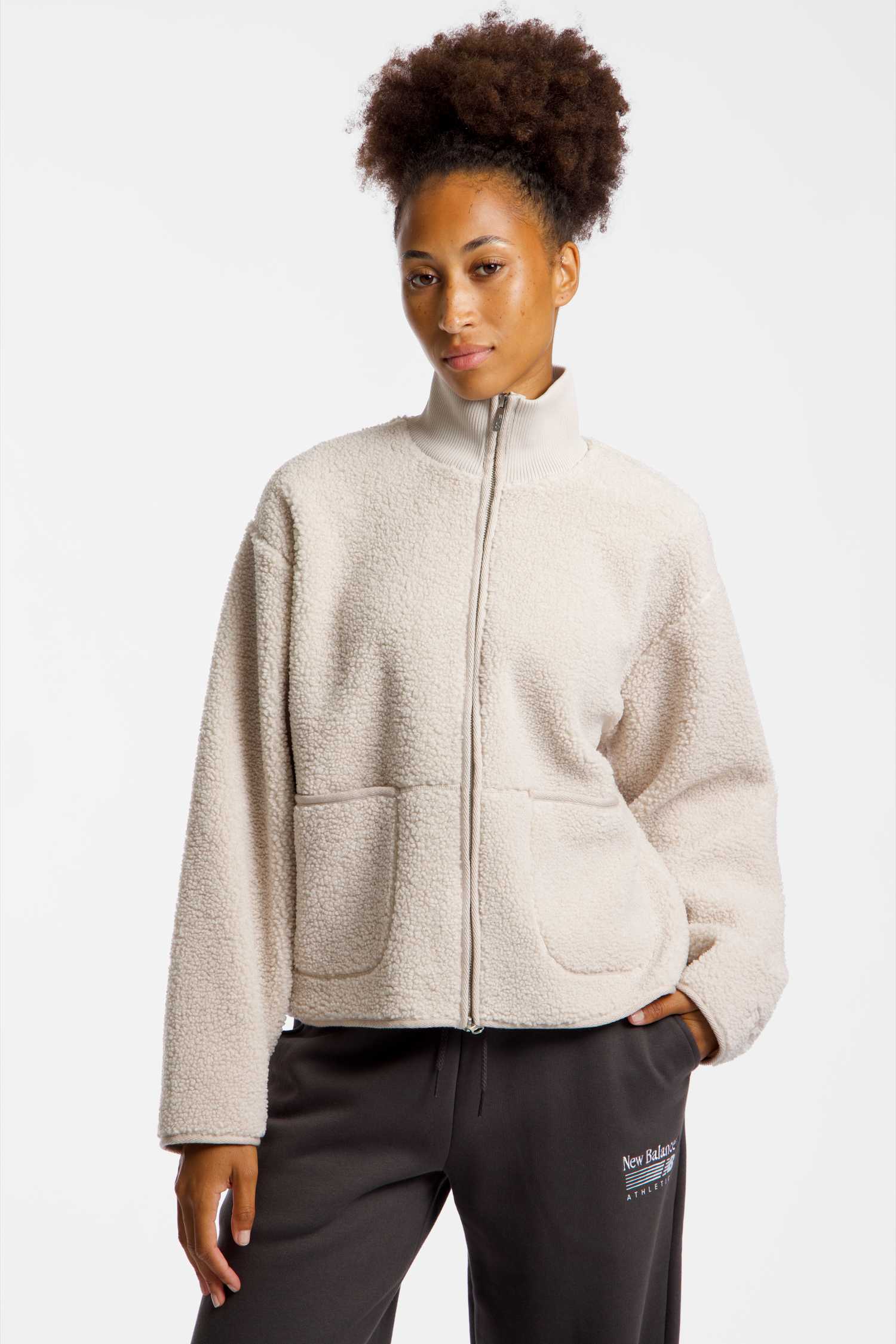 Image of FILA Outreada Boxy Damen Jacke Beige, Damen, Größe: L