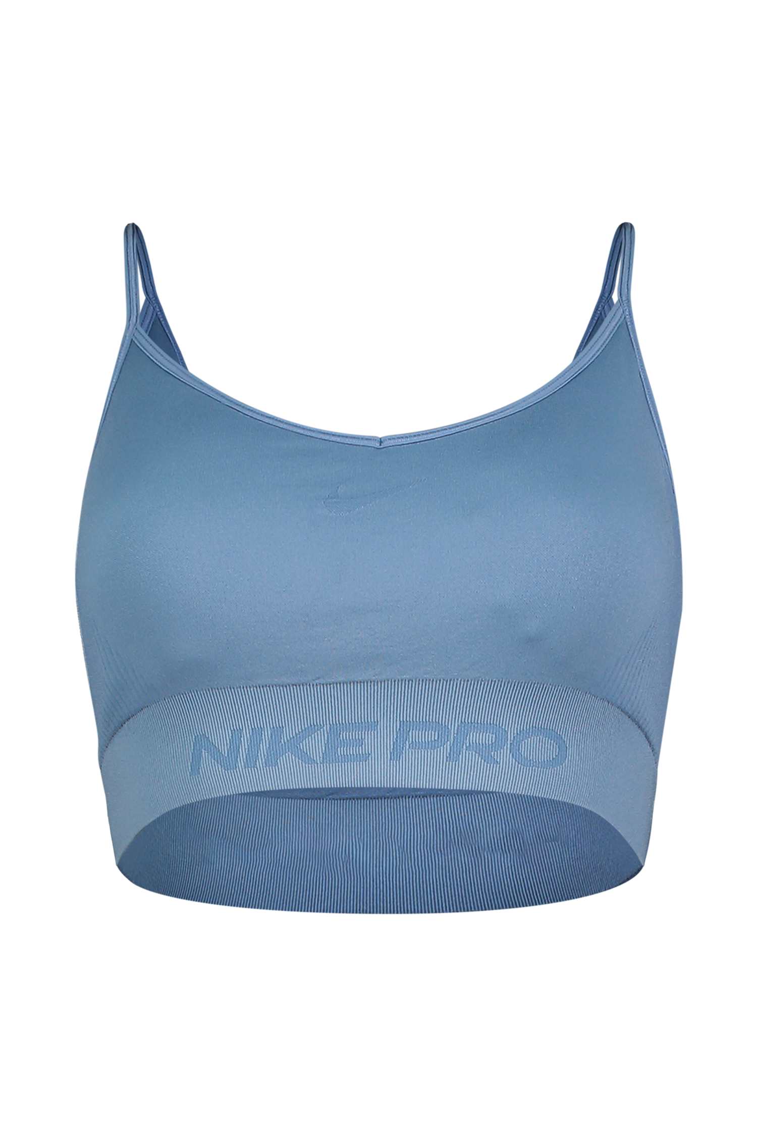 Nike Pro Seamless Light Damen Sport-BH Blau, Damen, Größe: S