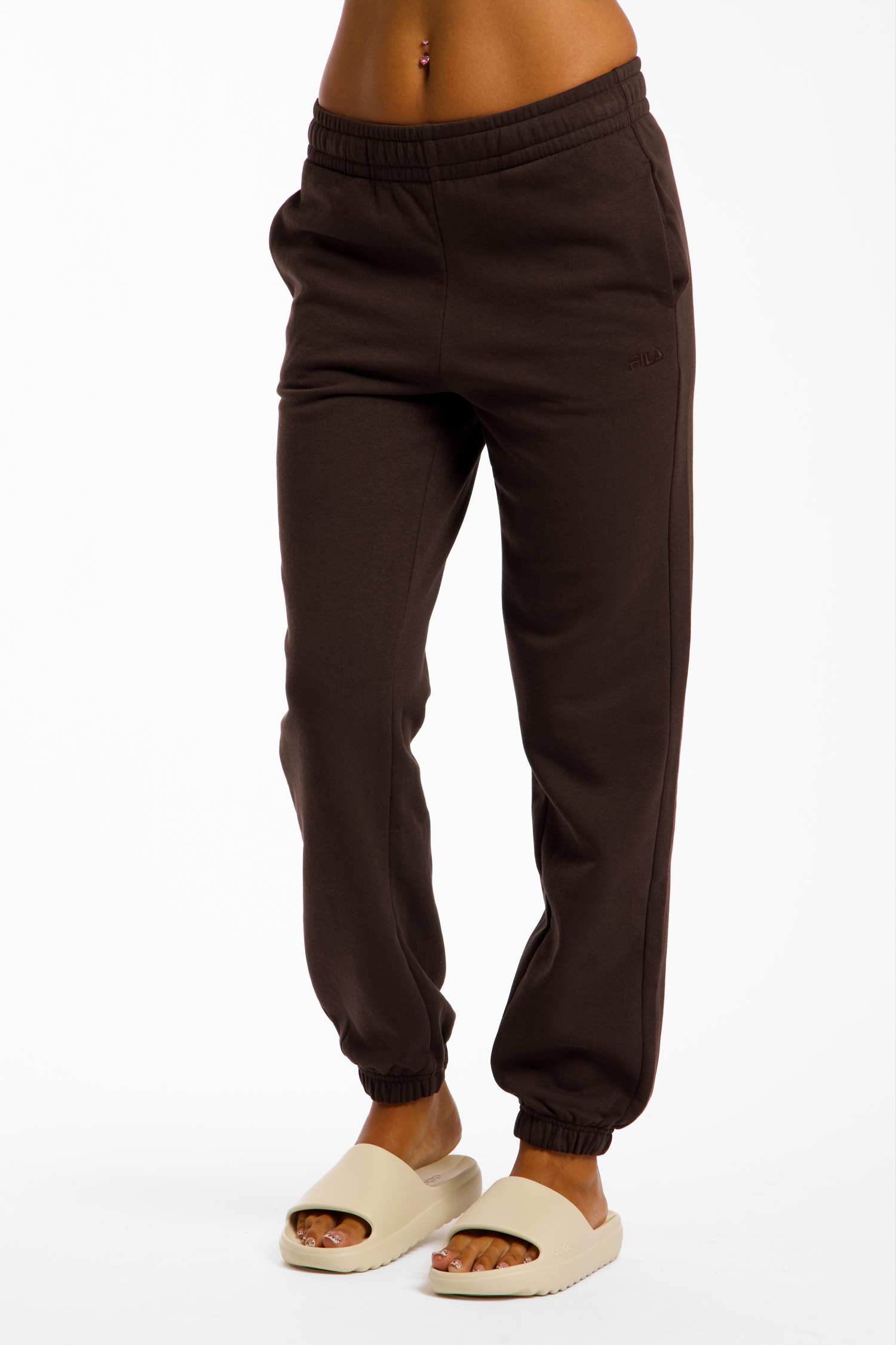 FILA Olang Damen Trainerhose Braun, Damen, Größe: S