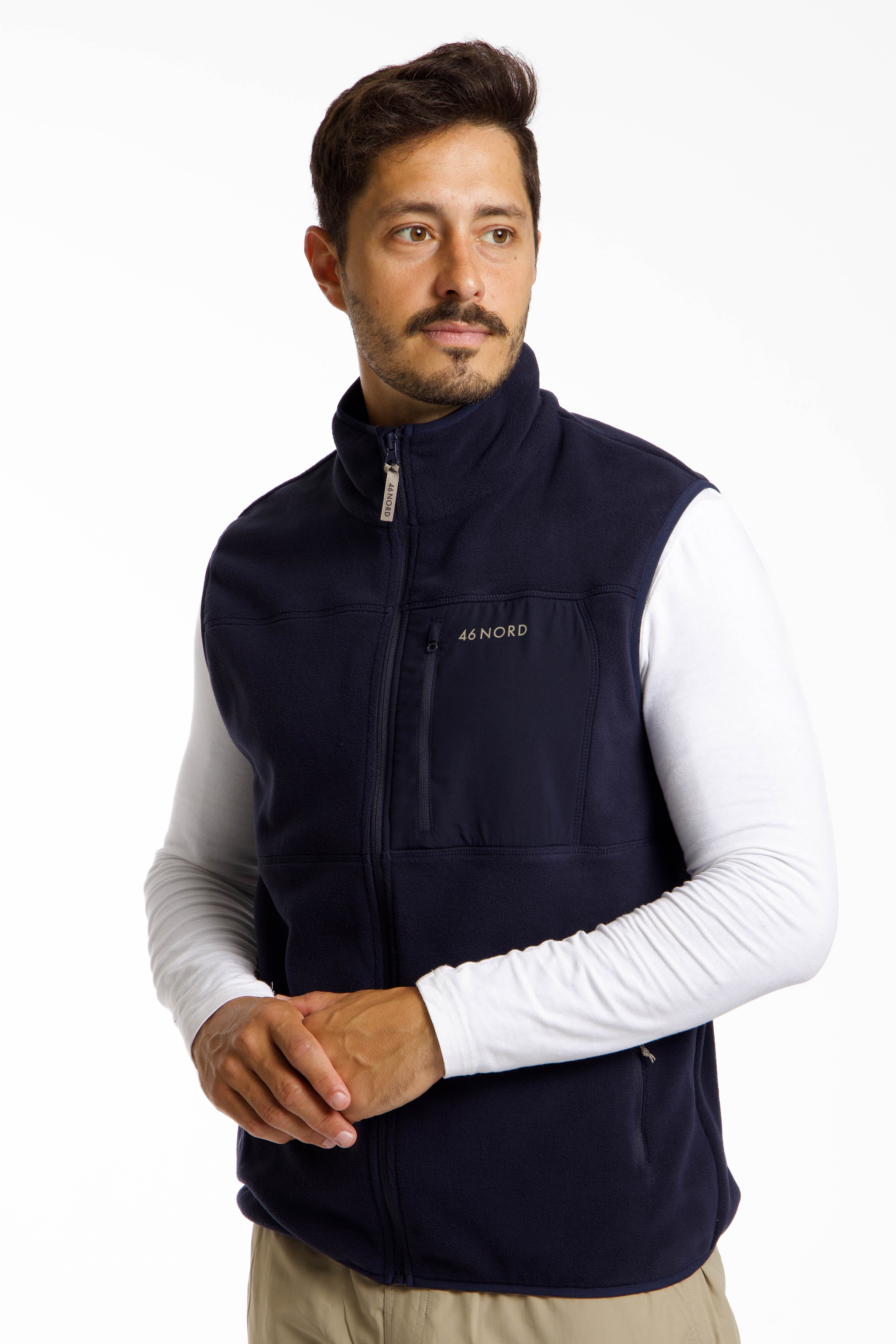 46 NORD Herren Gilet Dunkelblau, Herren, Größe: S