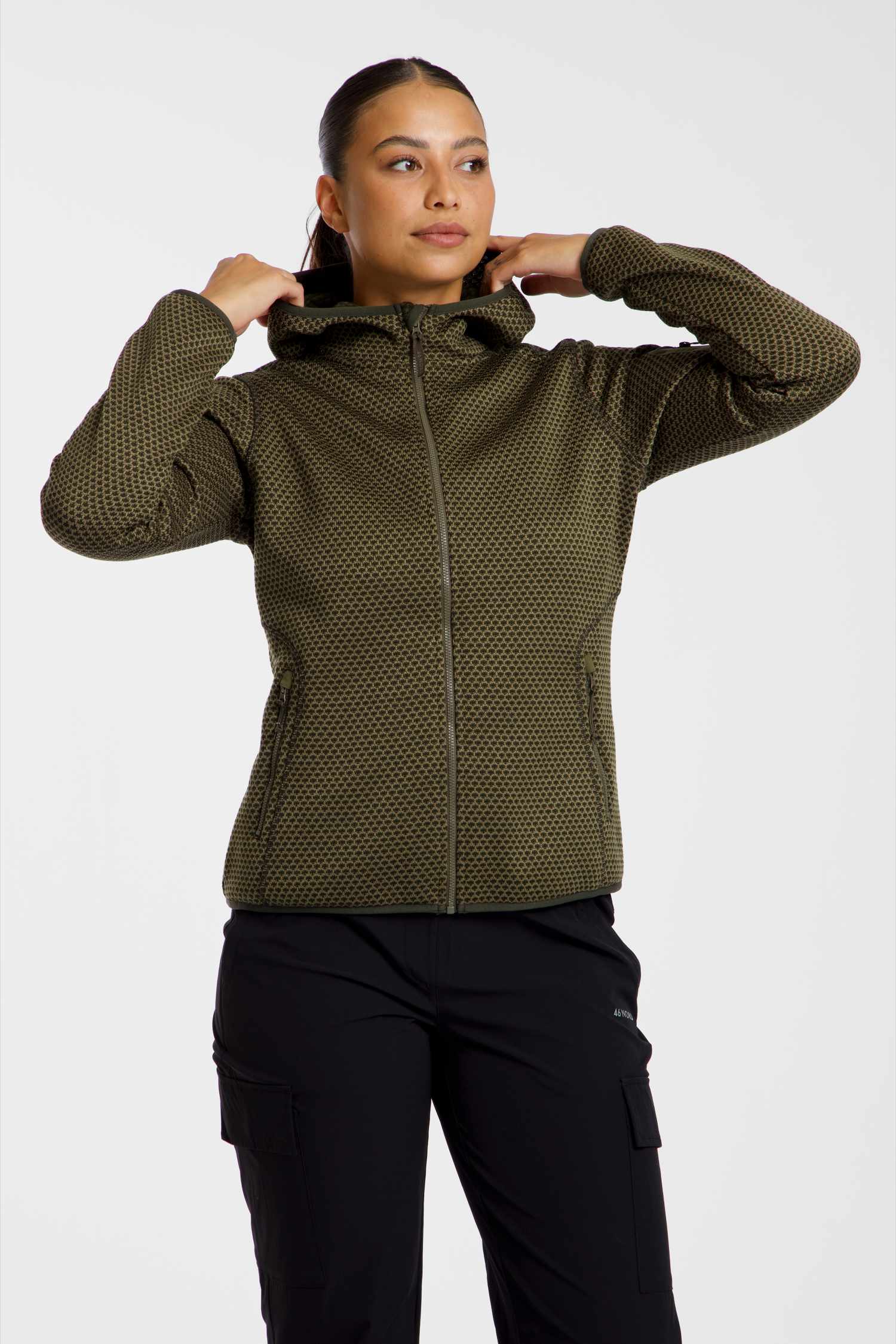 Image of 46 NORD Damen Midlayer Khaki, Damen, Größe: 36