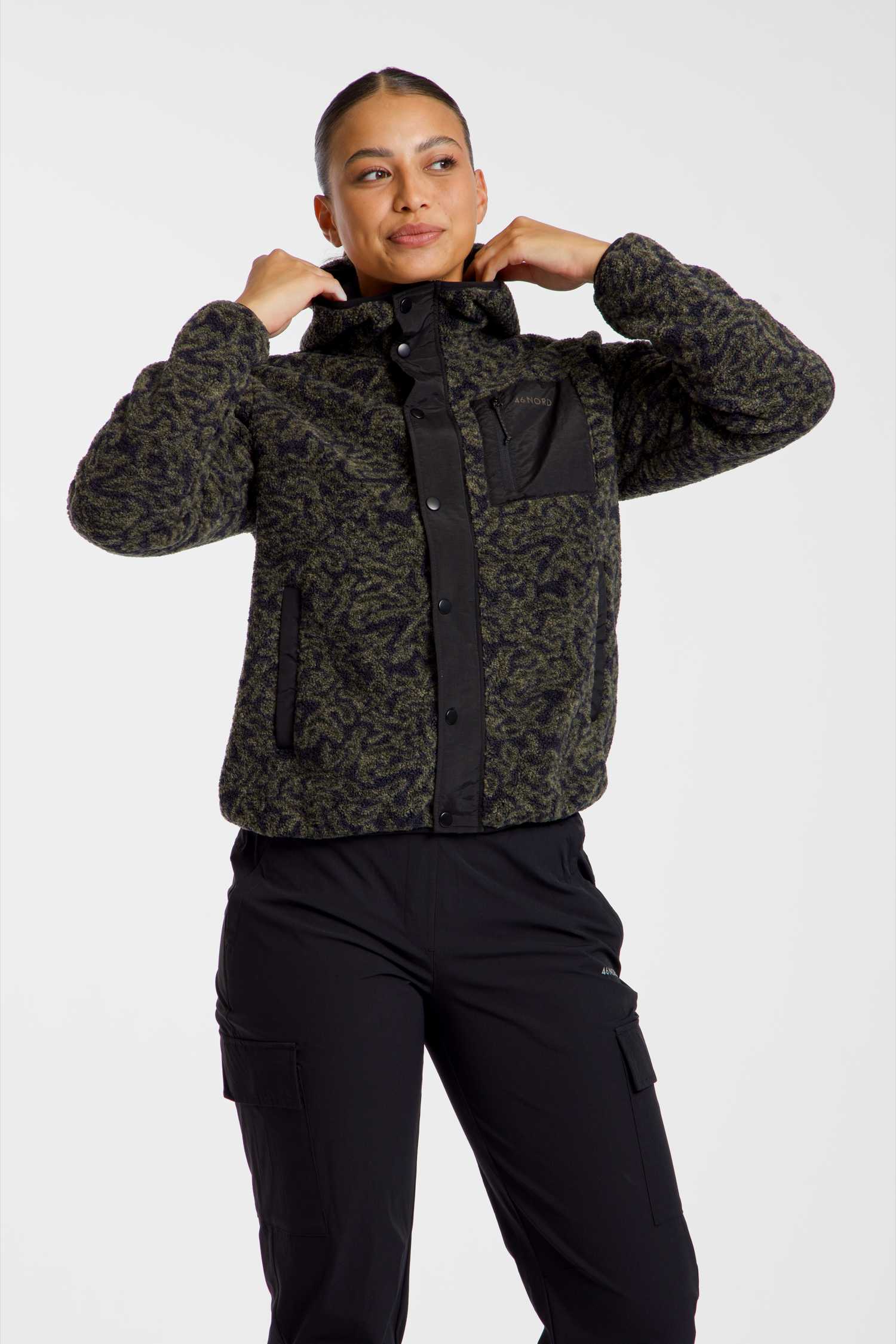 Image of 46 NORD Damen Midlayer Dunkelgrün, Damen, Größe: 36