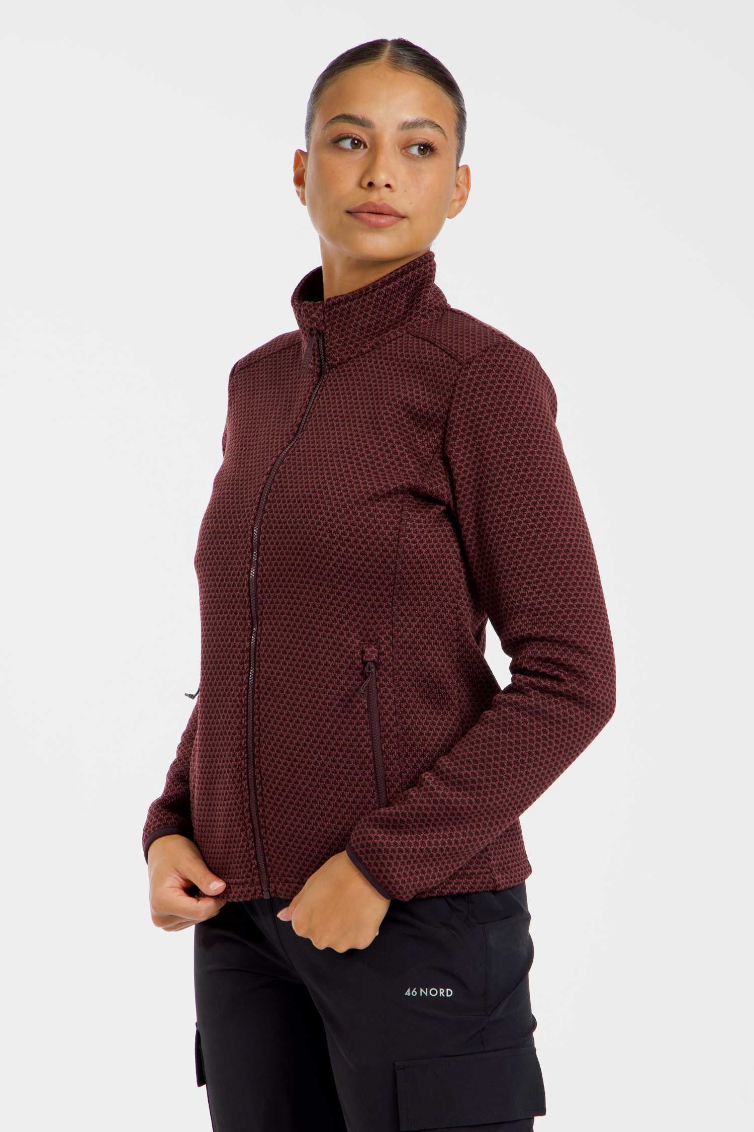 Image of 46 NORD Damen Midlayer Bordeaux, Damen, Größe: 46