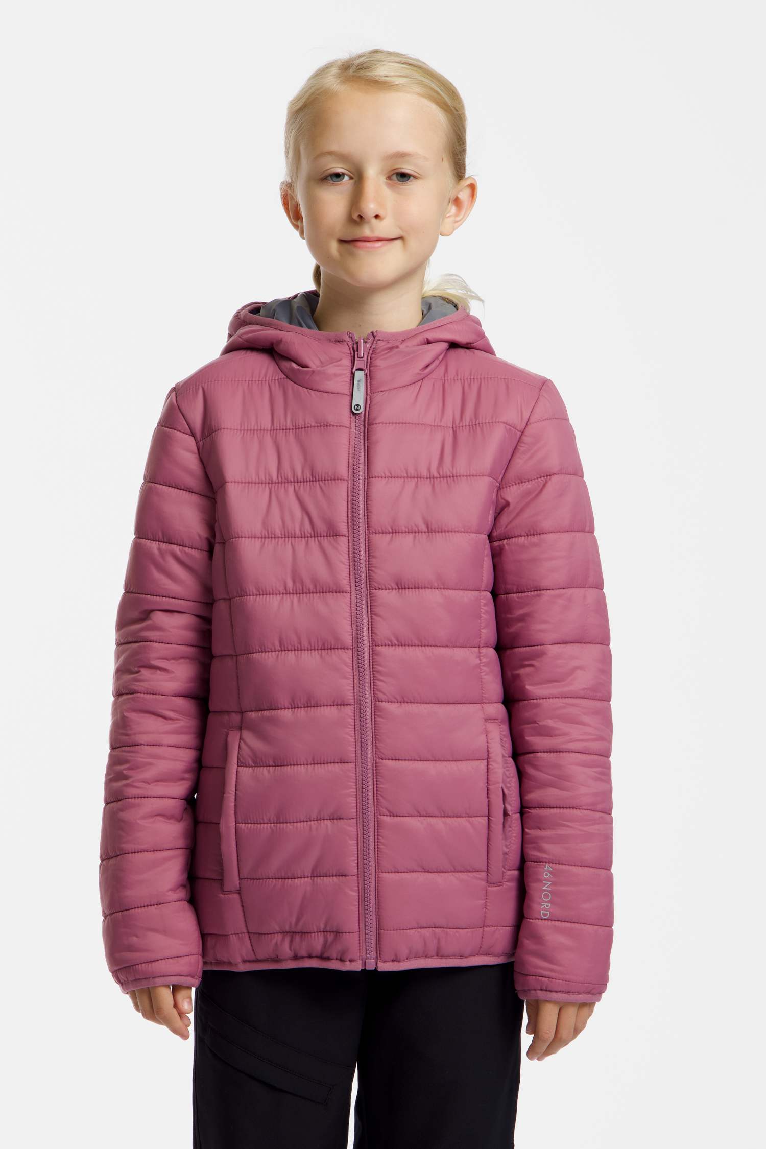 46 NORD Reversible Kinder Outdoorjacke Lila, , Größe: 140
