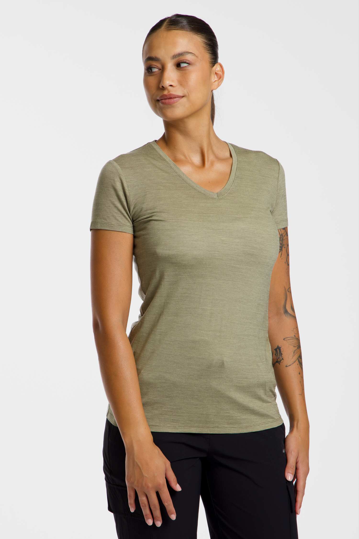 Image of 46 NORD Merino Mix Damen T-Shirt Grün, Damen, Größe: 36