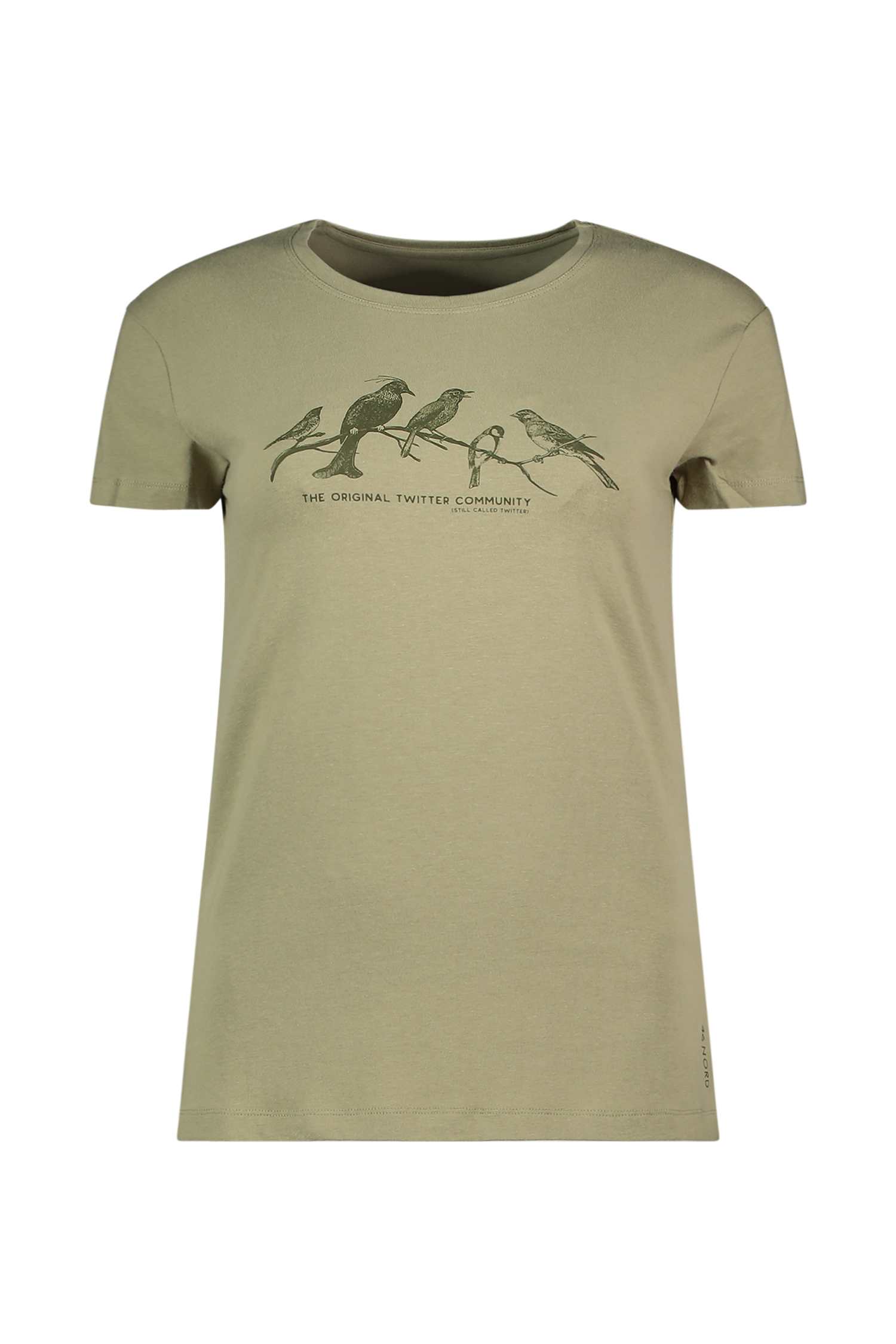 46 NORD Damen T-Shirt Olive, Damen, Größe: 36