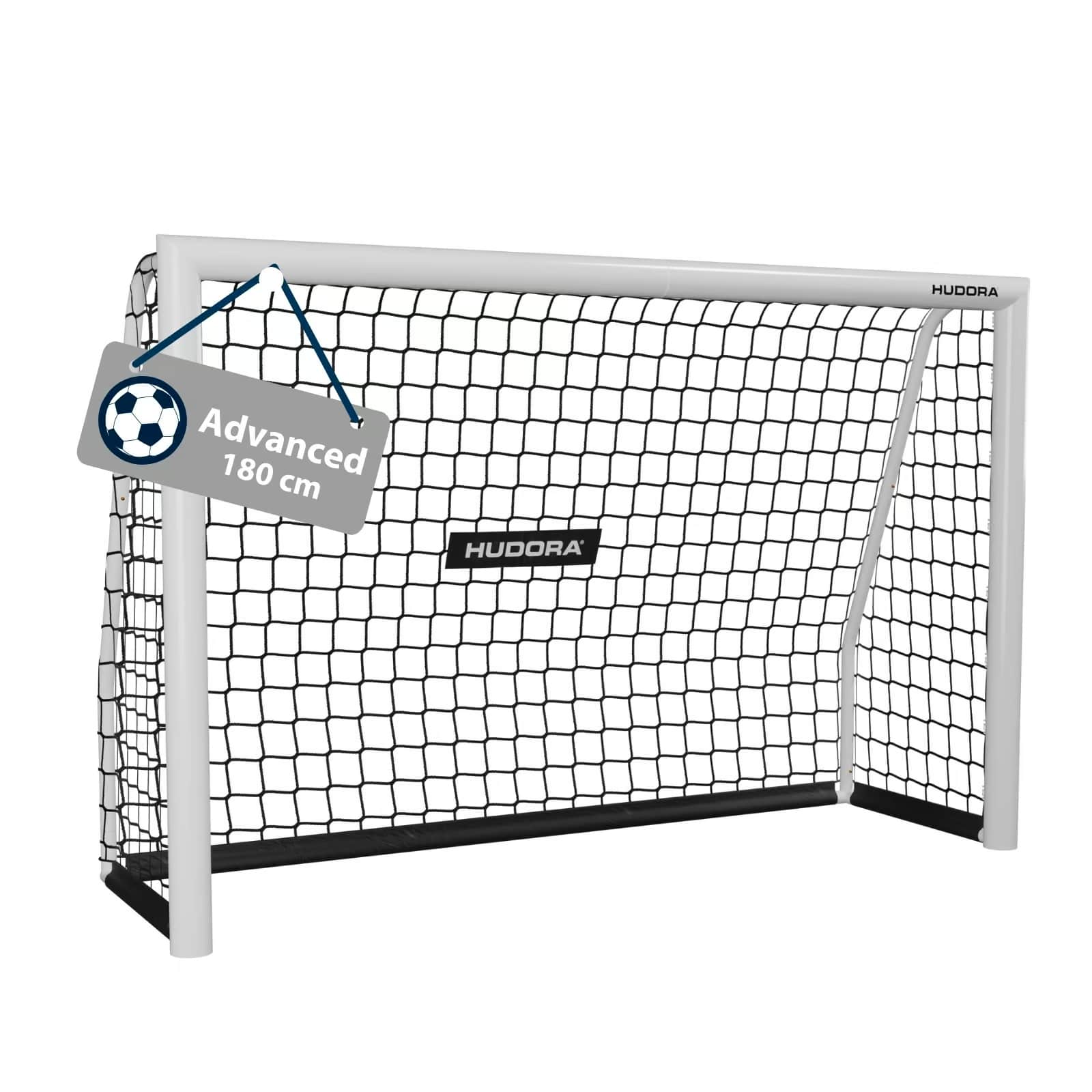 Hudora Advanced 180 cm Fussballtor Weiss, , Größe: ONE SIZE