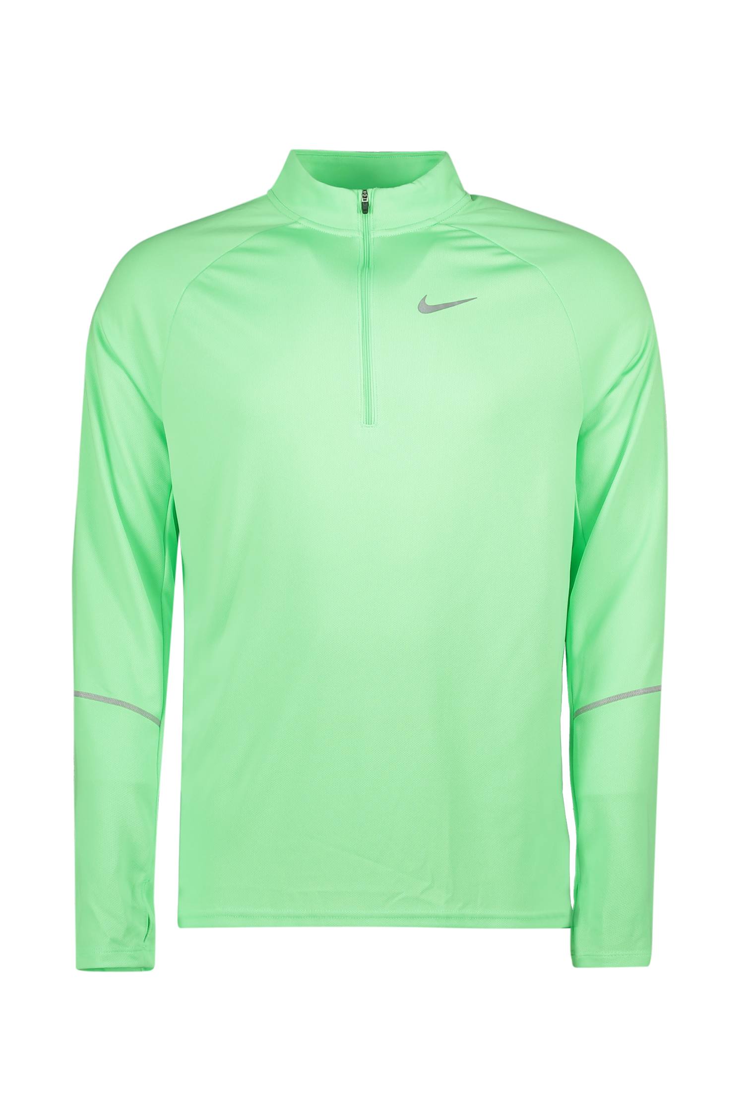 Nike Miler Dri-FIT Half-Zip Herren Longsleeve Hellgrün, Herren, Größe: S