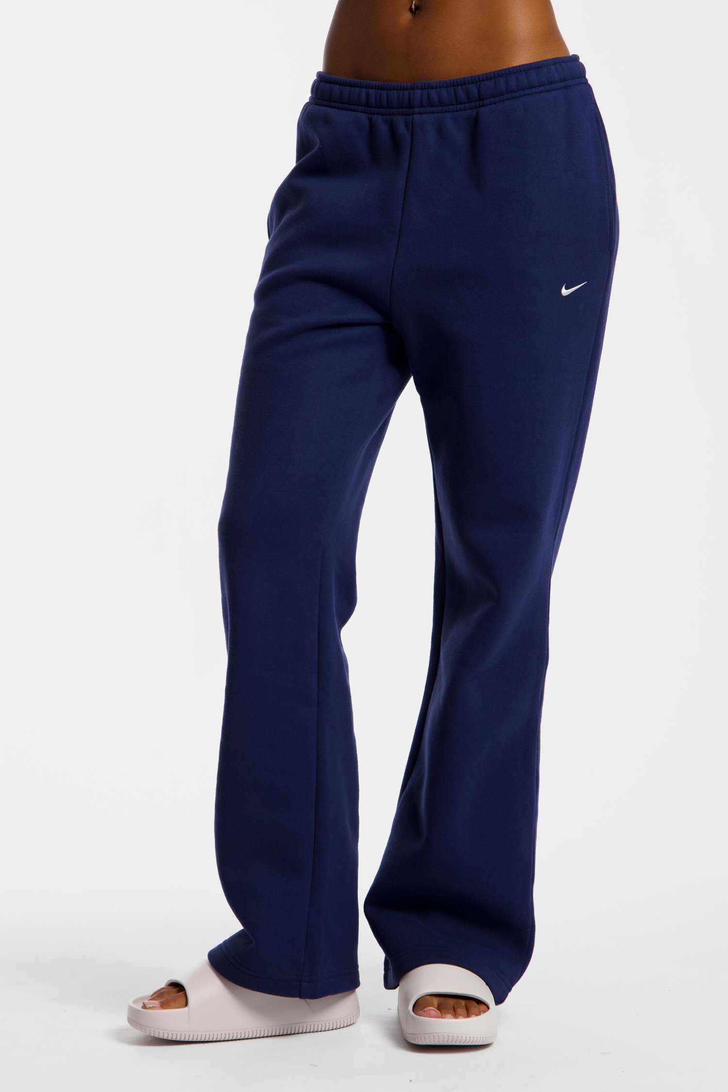 Image of Nike Studio Fleece Damen Trainerhose Blau, Damen, Größe: L