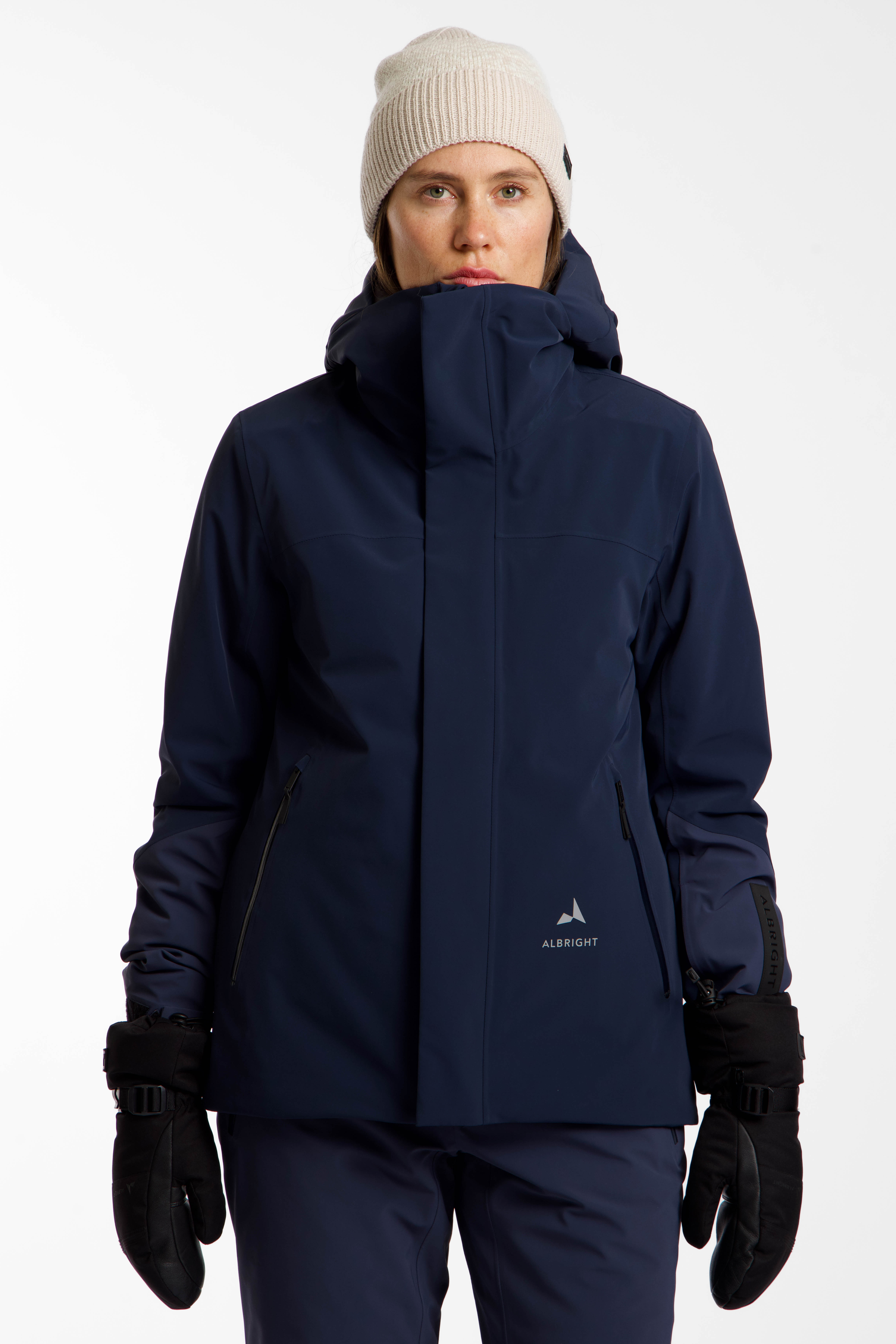 Image of ALBRIGHT Wengen Damen Skijacke Dunkelblau, Damen, Größe: 34