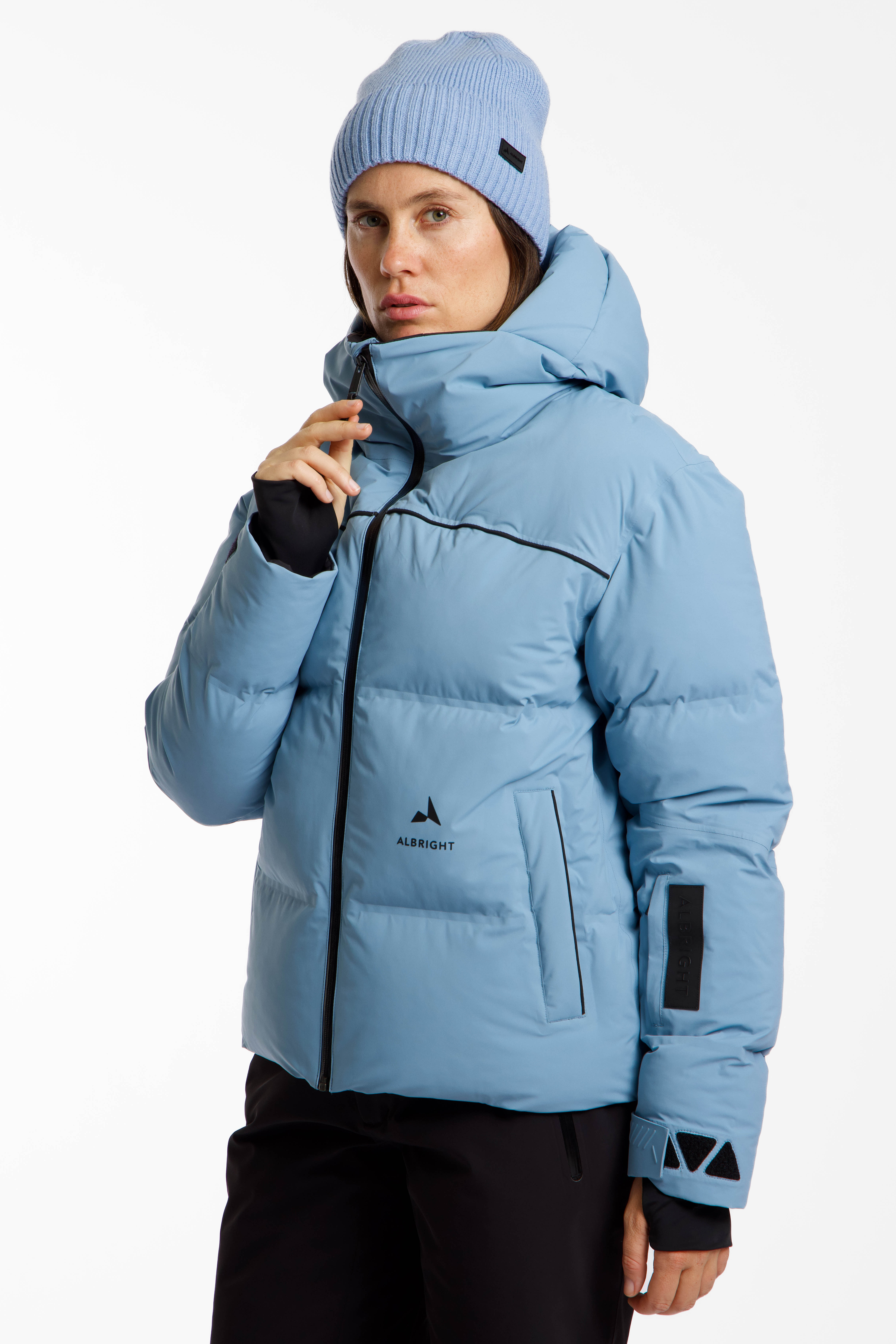 Image of ALBRIGHT St. Moritz Damen Skijacke Hellblau, Damen, Größe: 34