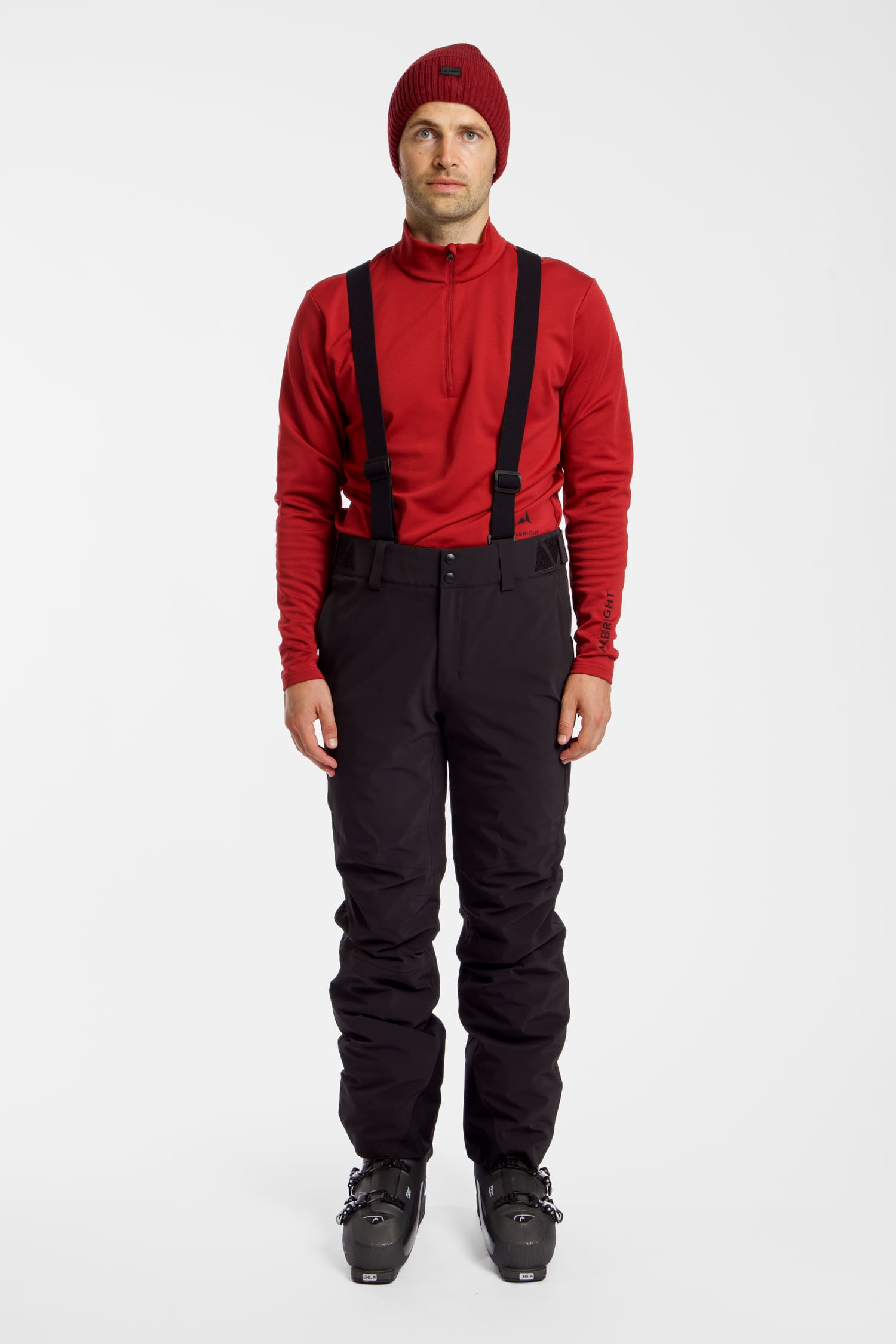 Image of ALBRIGHT Adelboden Herren Skihose Schwarz, Herren, Größe: L