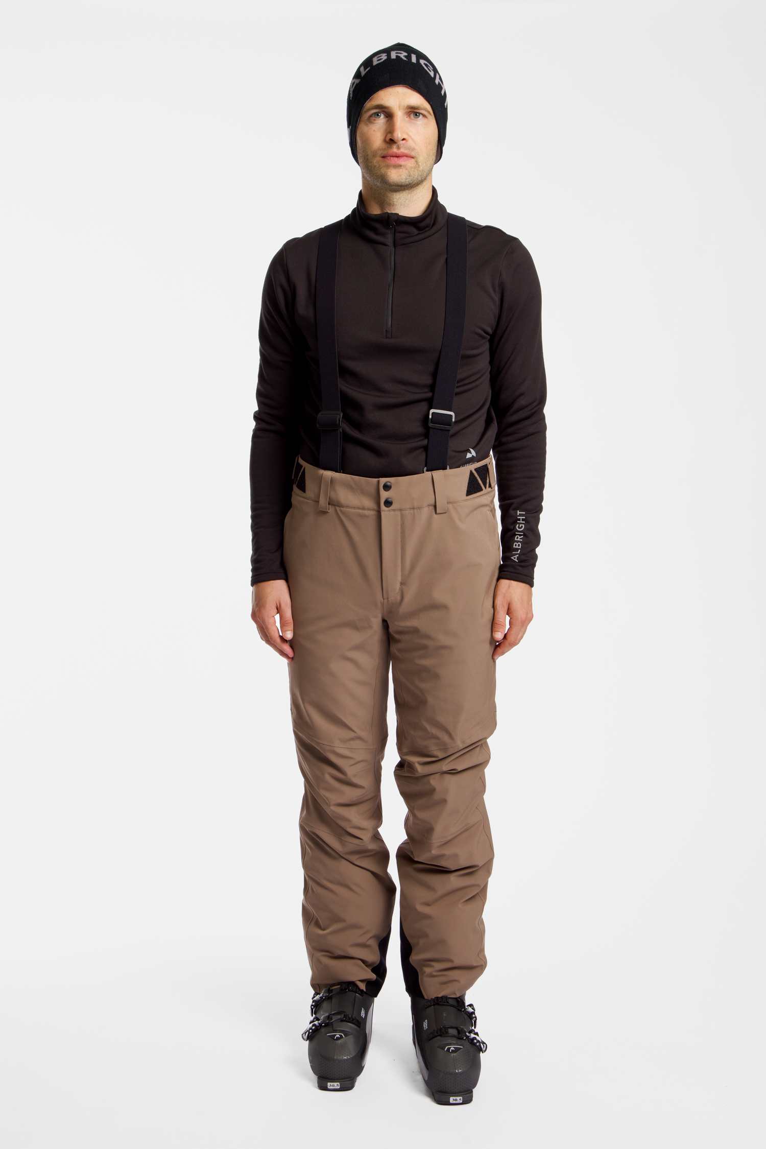 Image of ALBRIGHT Adelboden Herren Skihose Braun, Herren, Größe: L