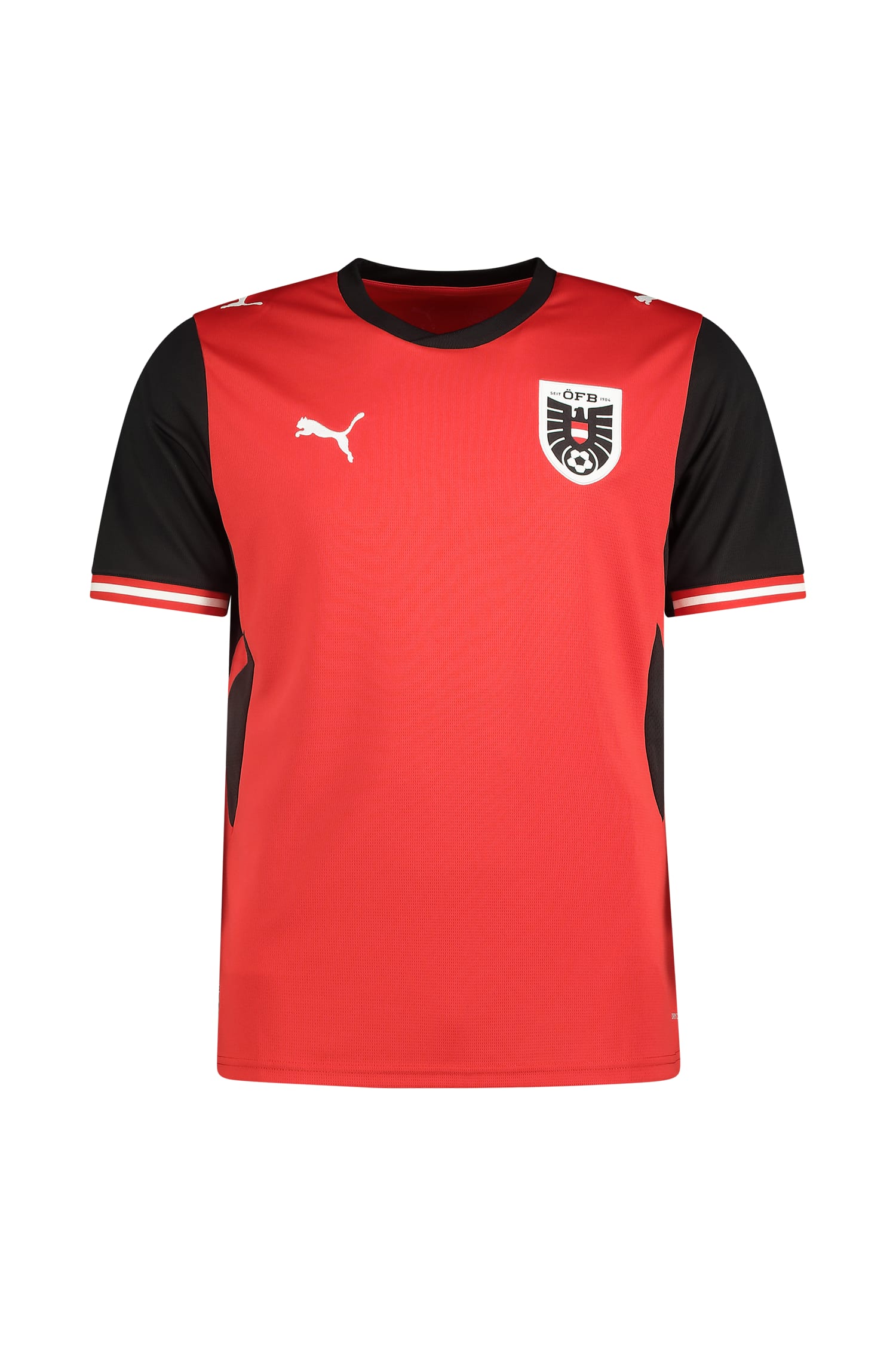 Image of PUMA Österreich Home Replica Herren Fussballtrikot WM 2026 Rot, Herren, Größe: S