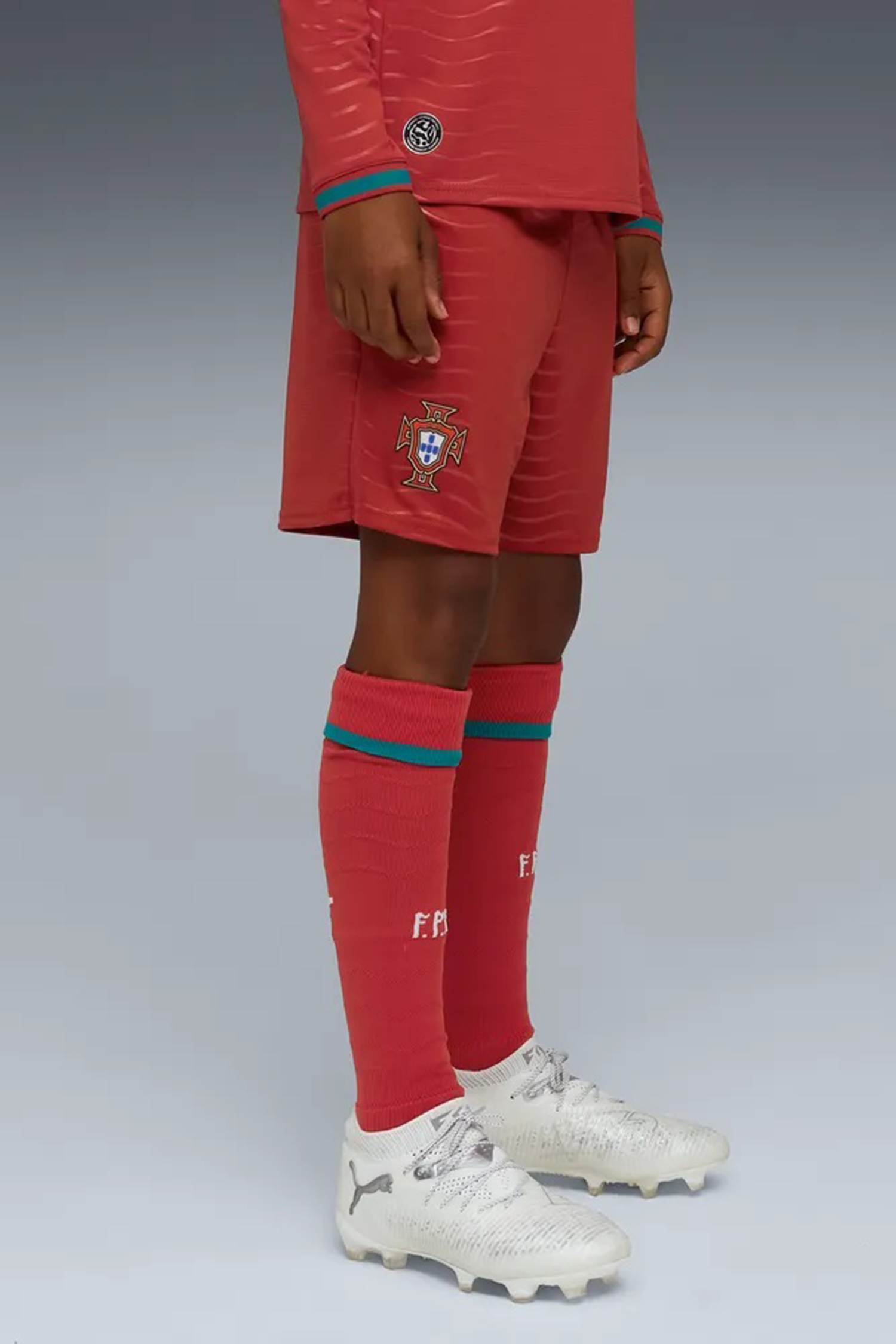 PUMA Portugal Home Replica Kinder Short WM 2026 Rot, , Größe: 164