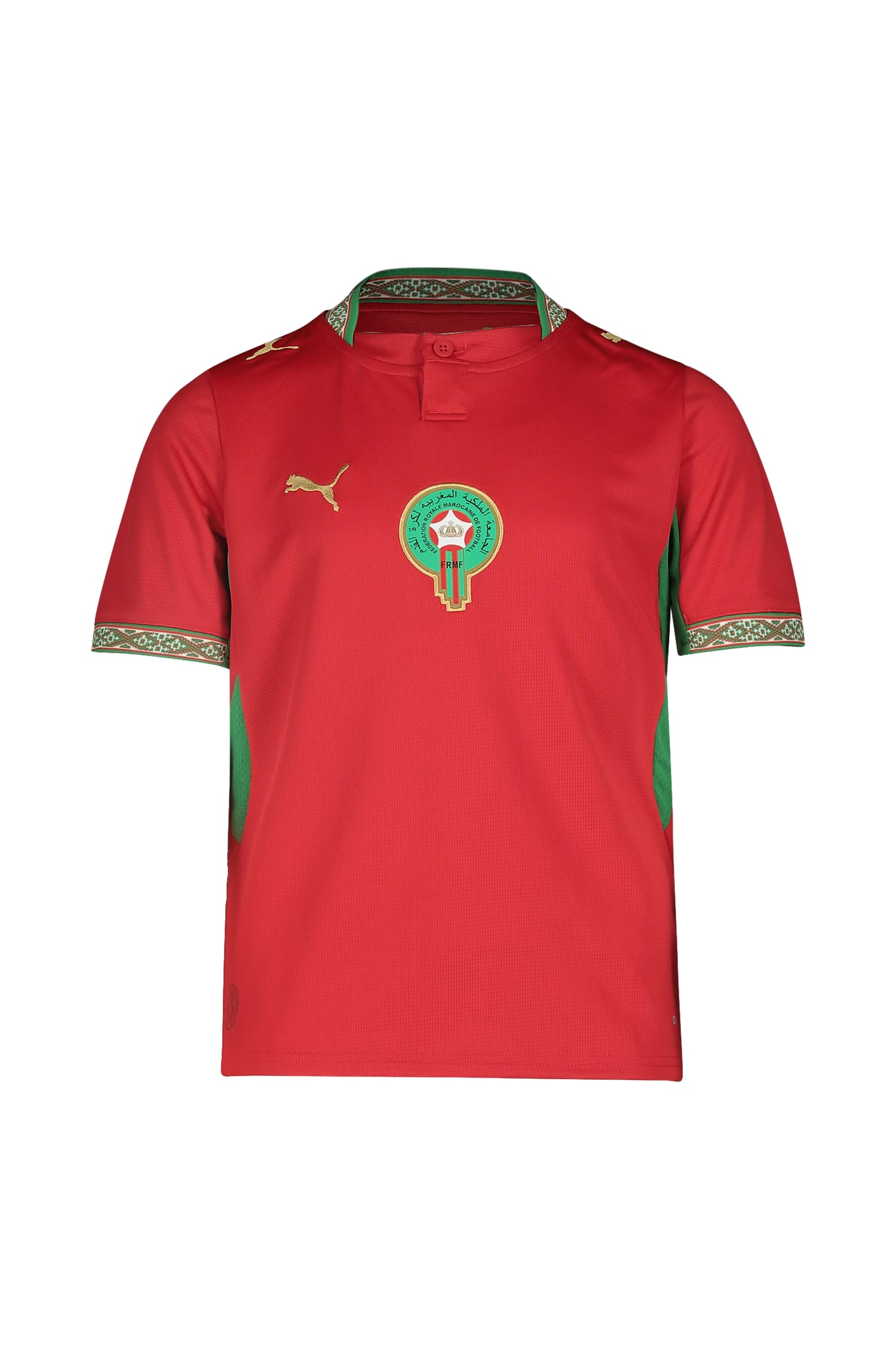 Image of PUMA Marokko Home Replica Kinder Fussballtrikot WM 2026 Rot, , Größe: 128