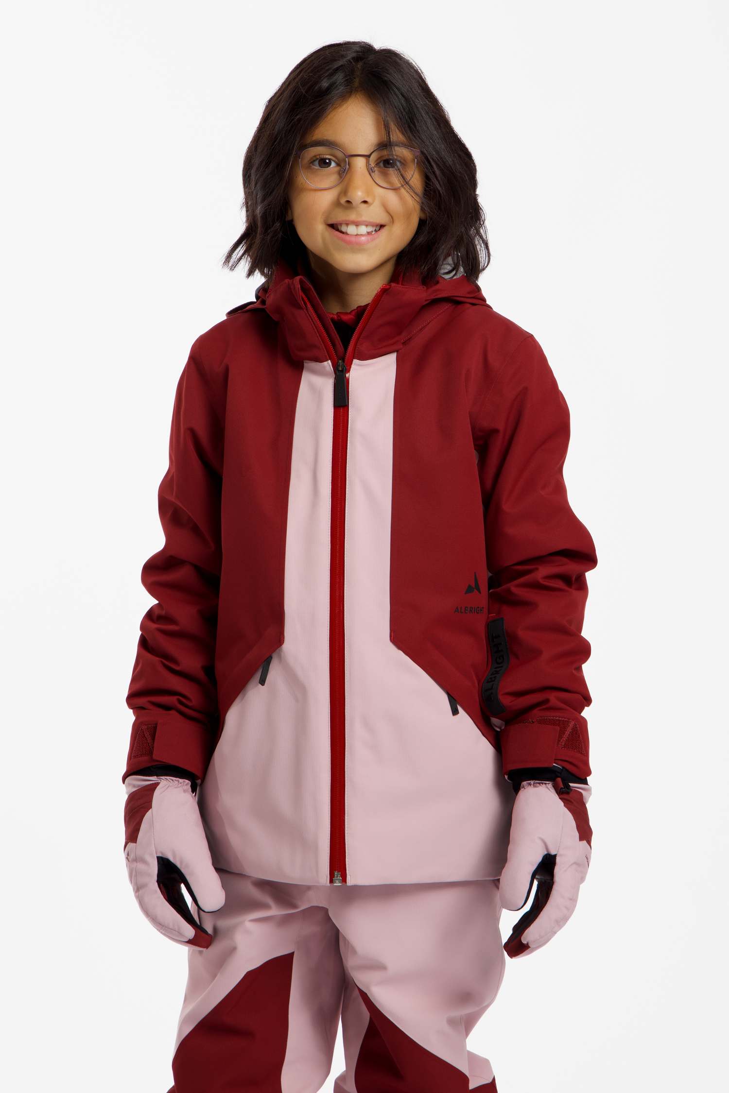 Image of ALBRIGHT Madrisa Kinder Skijacke Bordeaux, , Größe: 116