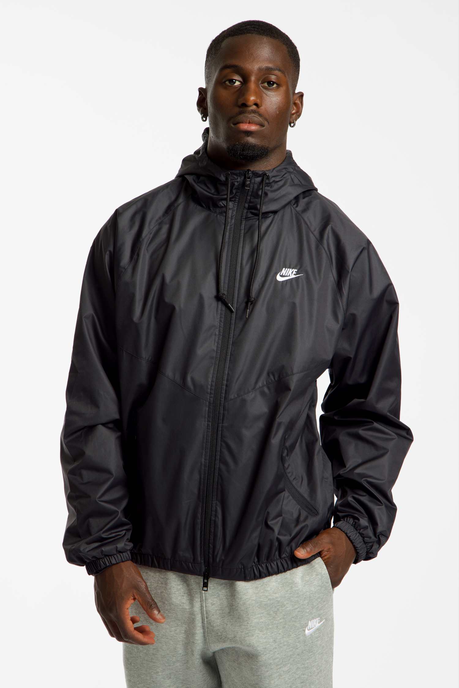 Image of Nike Windrunner Lined Herren Trainingsjacke Schwarz, Herren, Größe: L