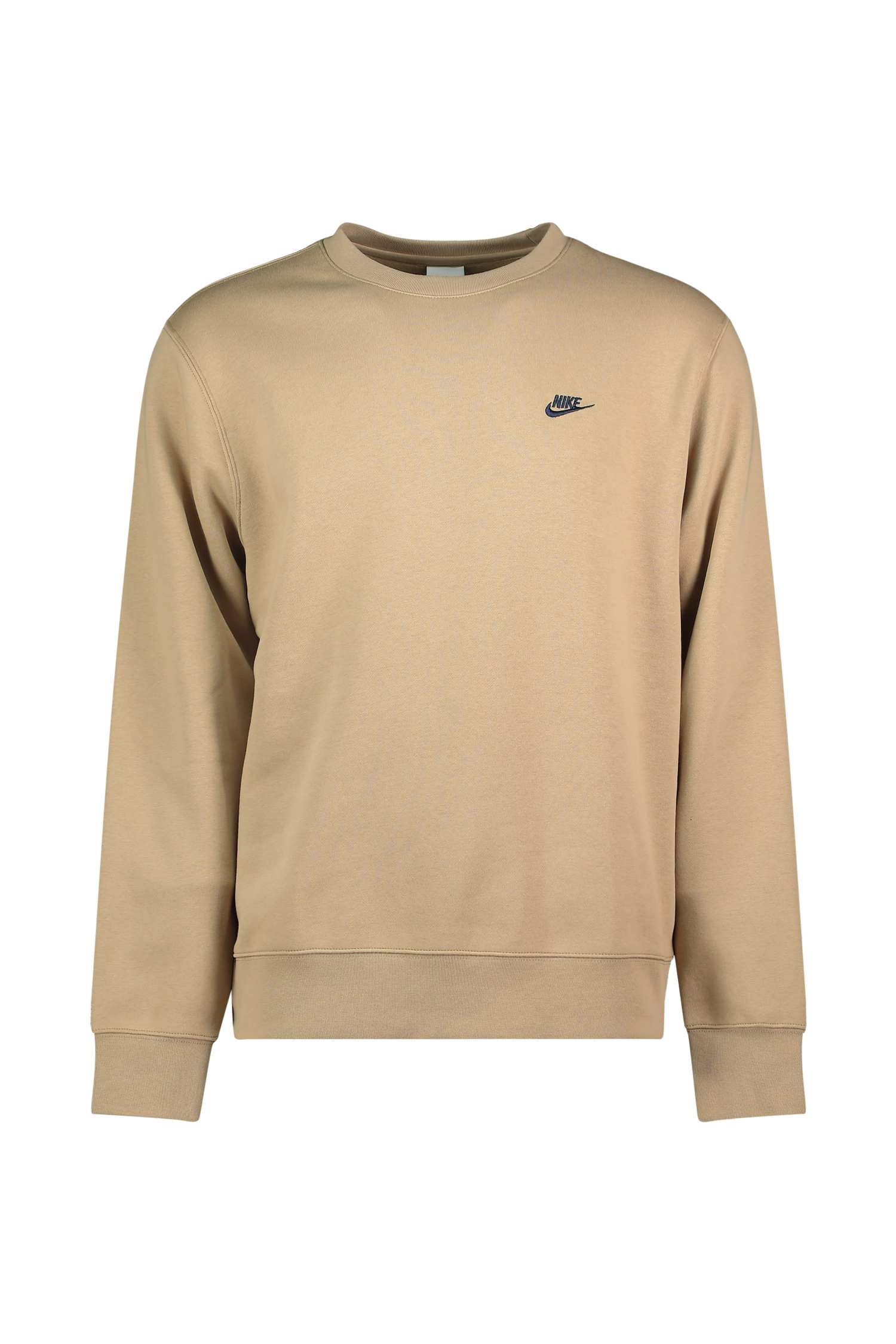 Nike Club Fleece Herren Pullover Beige, Herren, Größe: S