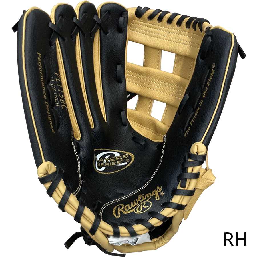 RAWLINGS Fielder 11.5 inch Baseballhandschuh Schwarz, Herren, Größe: L