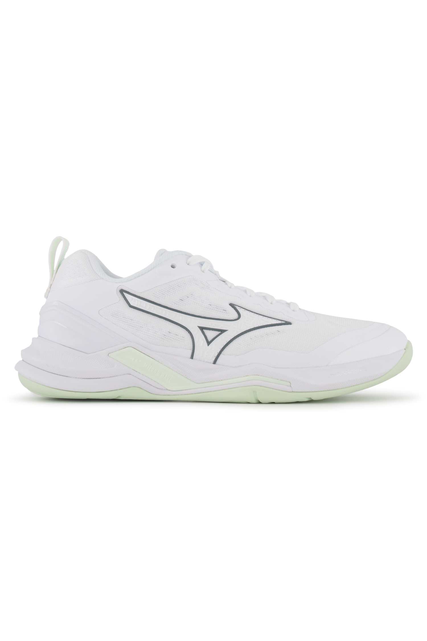 Mizuno Wave Stealth Elite Damen Hallenschuh Grau, Damen, Größe: 6 1/2
