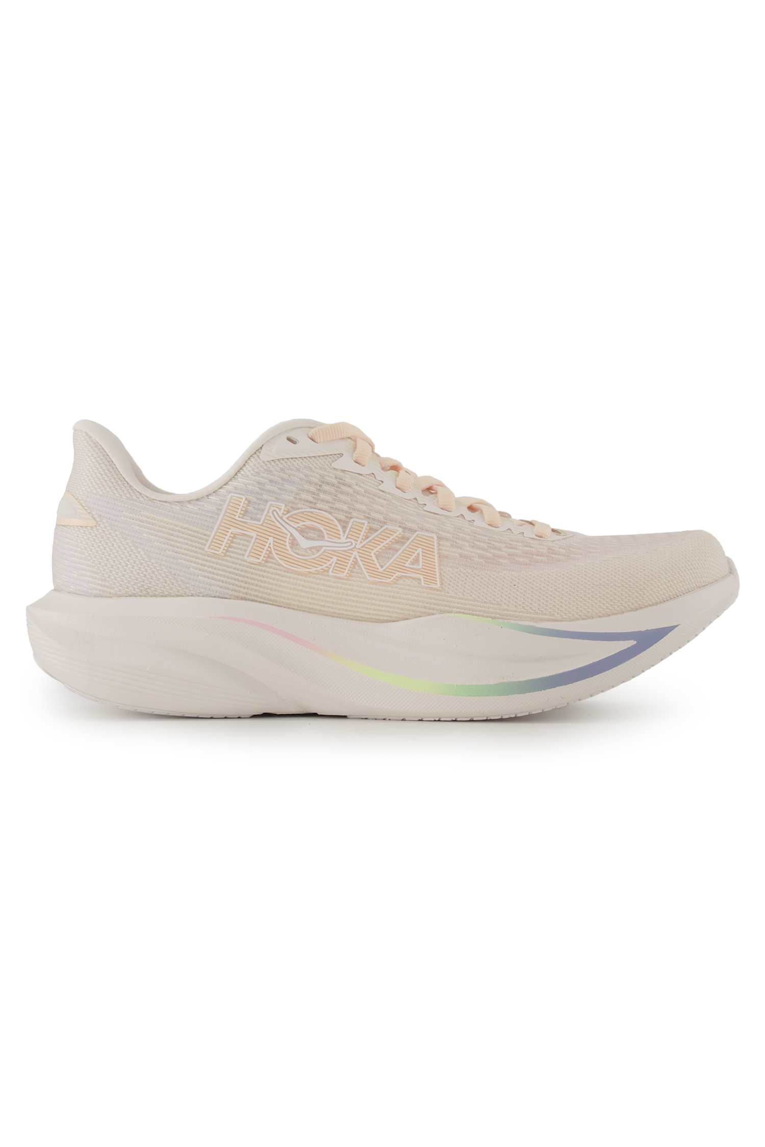 Image of HOKA Mach 7 Damen Laufschuh Beige, Damen, Größe: 5 1/2