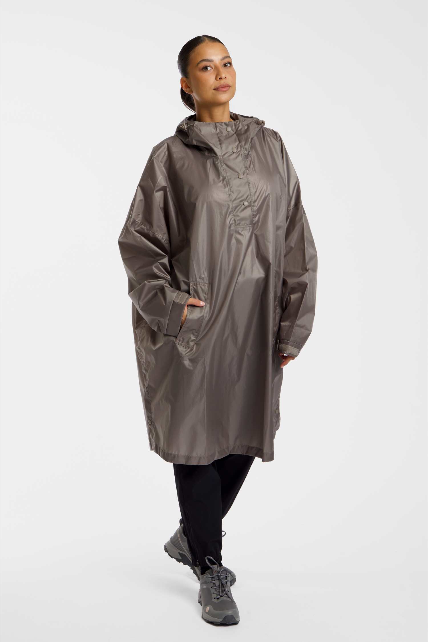 Image of 46 NORD Regenponcho Grau, Herren, Größe: ONE SIZE