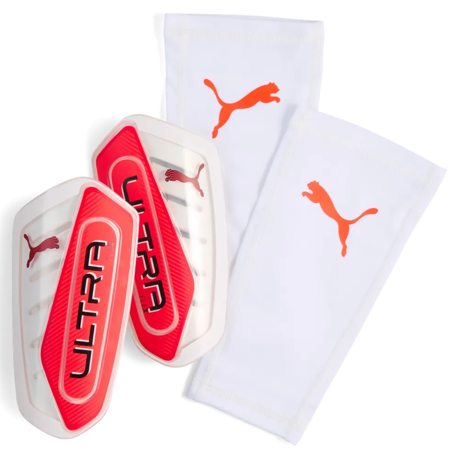 Image of PUMA ULTRA Flex Sleeve Schienbeinschoner Weiss, Herren, Größe: L
