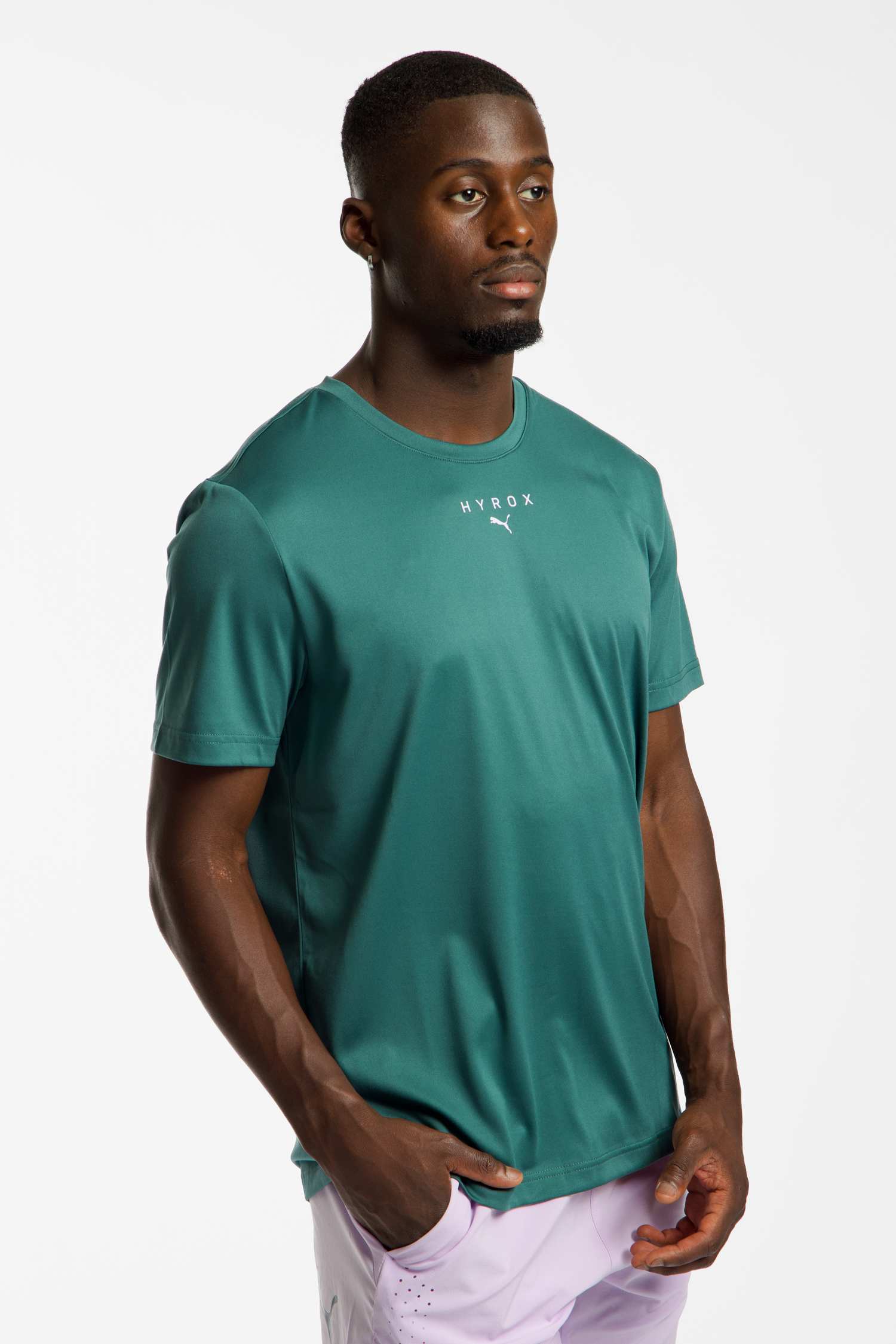 Image of PUMA x HYROX Graphic Herren T-Shirt Grün, Herren, Größe: L