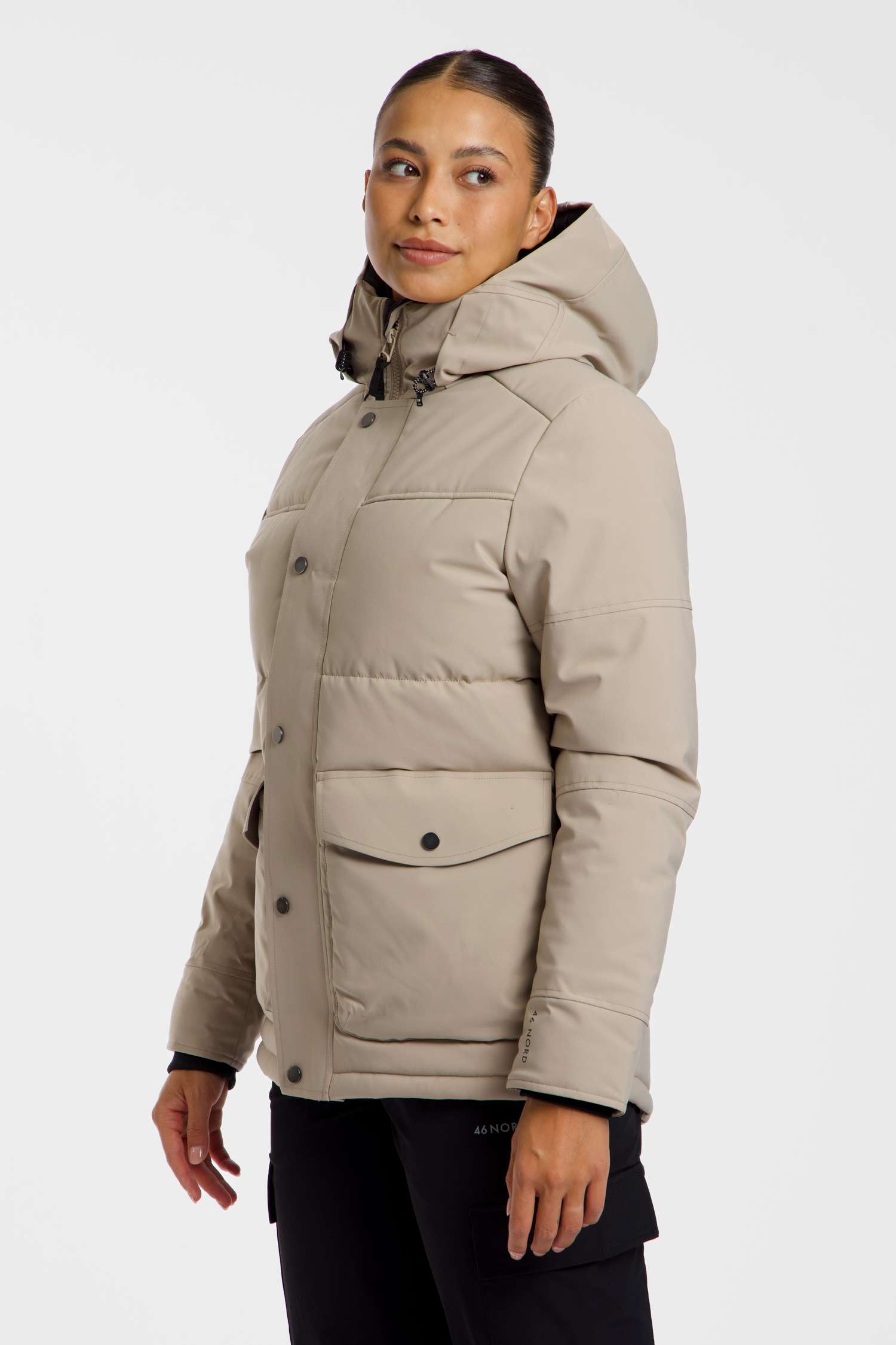 Image of 46 NORD Damen Winterjacke Beige, Damen, Größe: 34