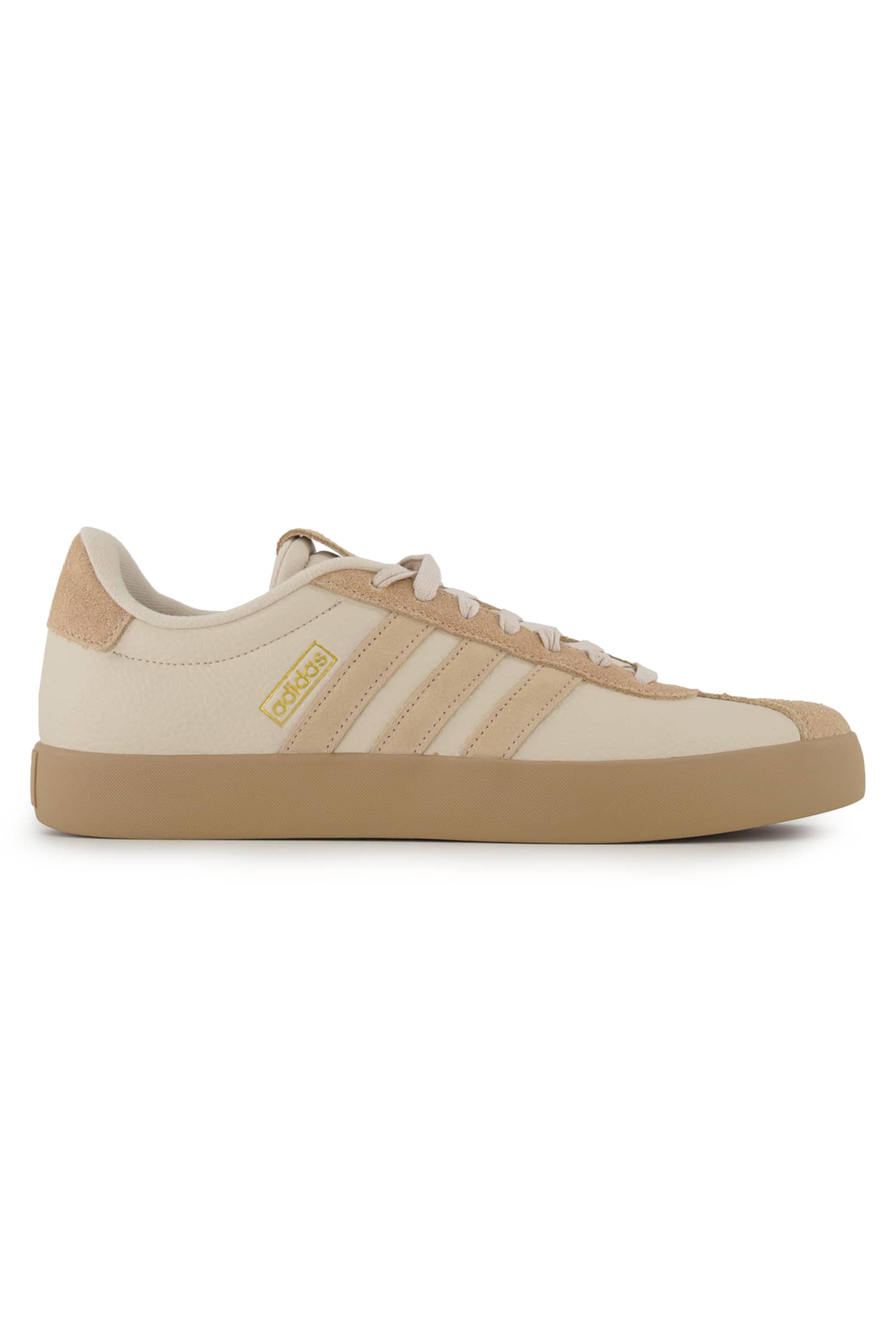 adidas VL Court 3.0 Herren Sneaker Beige, Herren, Größe: 9 1/2