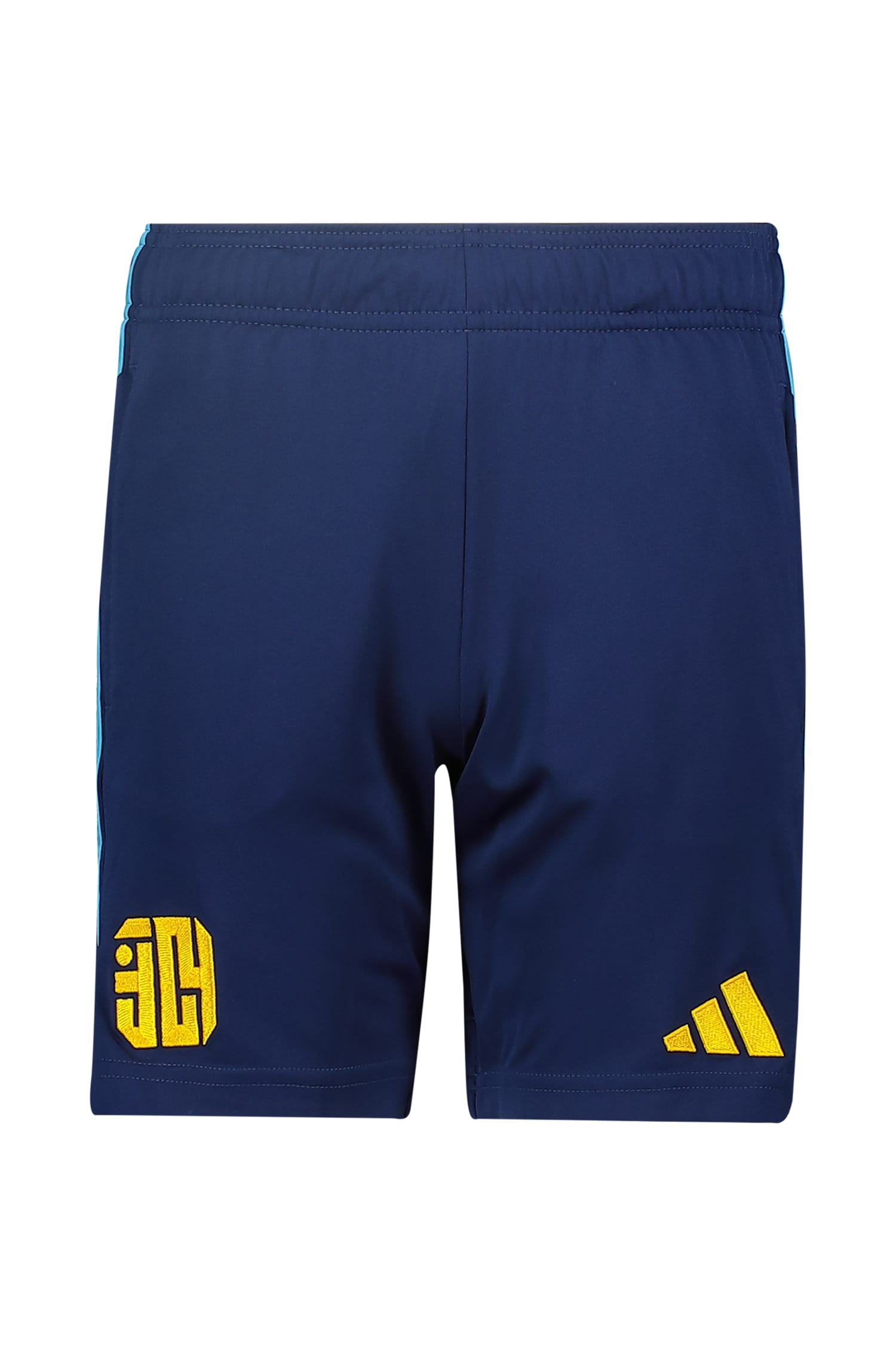 Image of adidas Lamine Yamal Tiro26 League Kinder Short Blau, , Größe: 152
