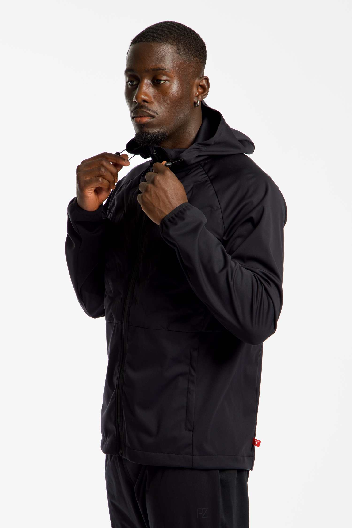 Image of POWERZONE Herren Laufjacke Schwarz, Herren, Größe: L