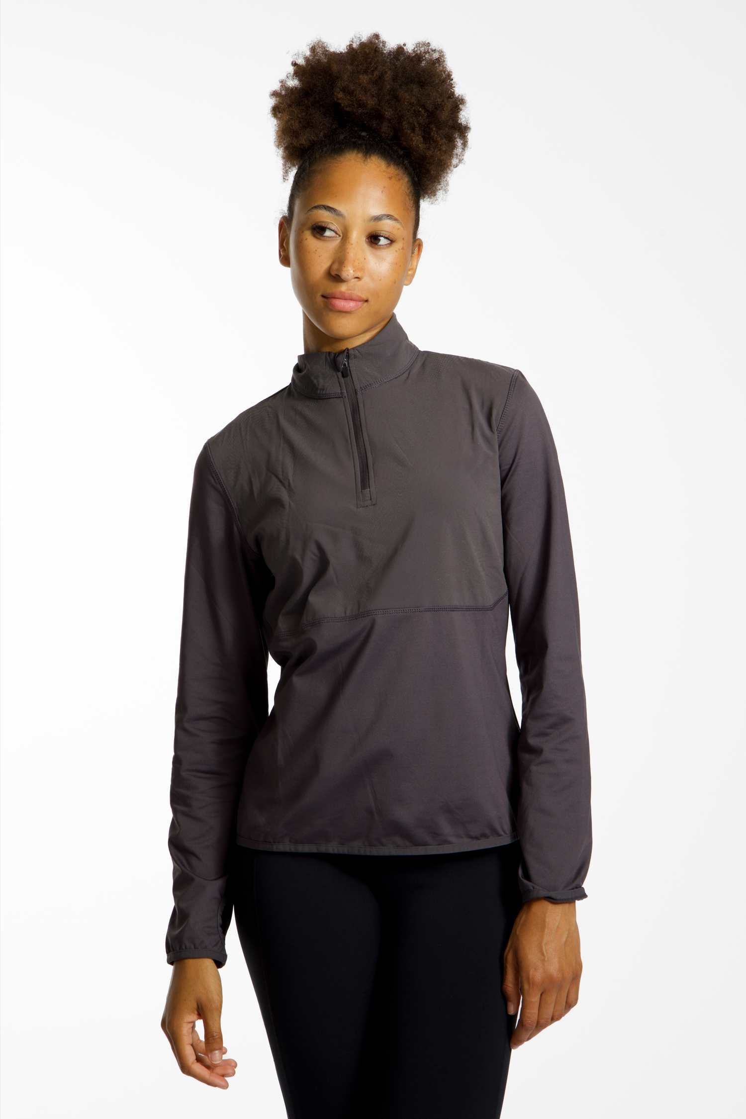 Image of POWERZONE Damen Midlayer Braun, Damen, Größe: L