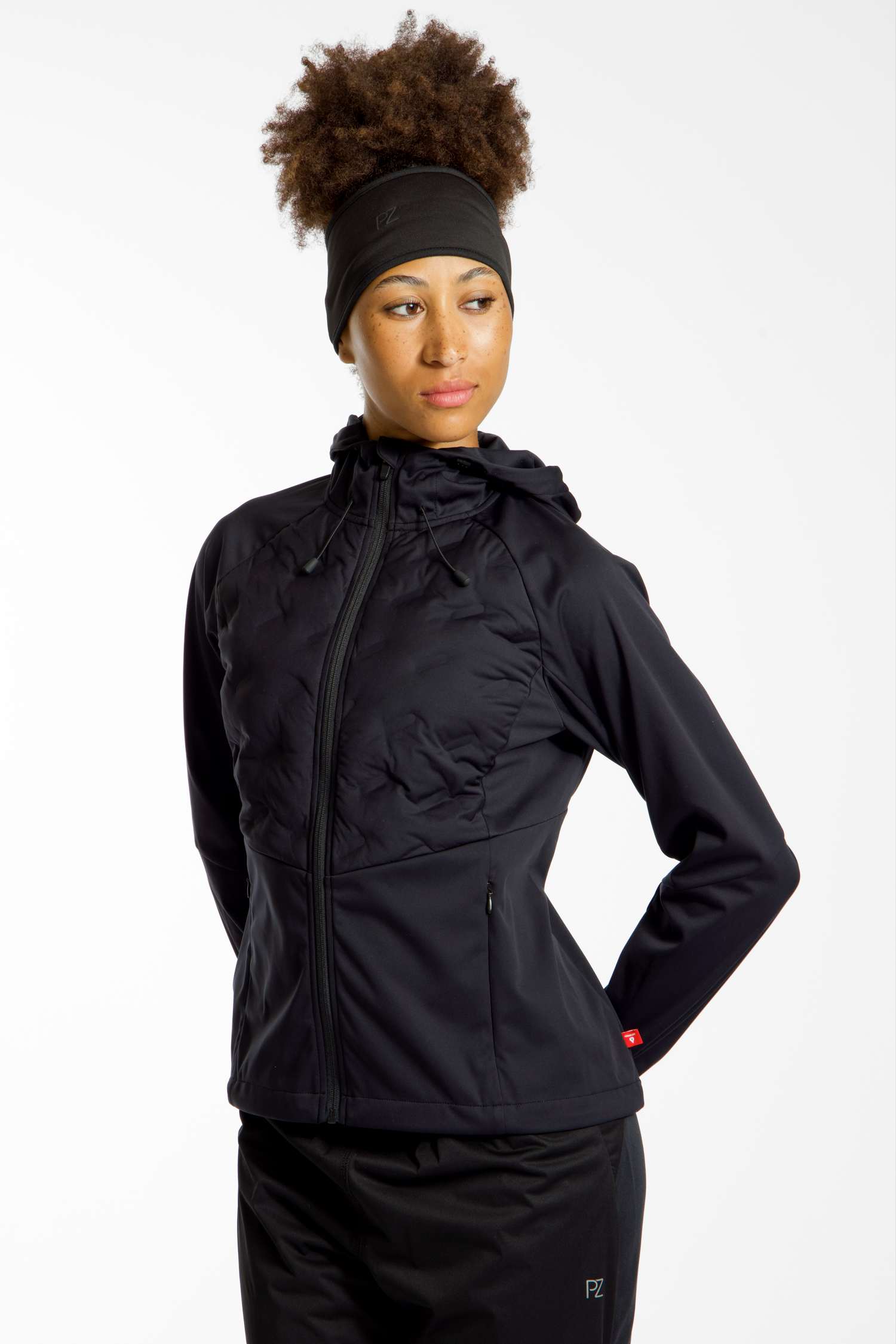 Image of POWERZONE Damen Laufjacke Schwarz, Damen, Größe: L