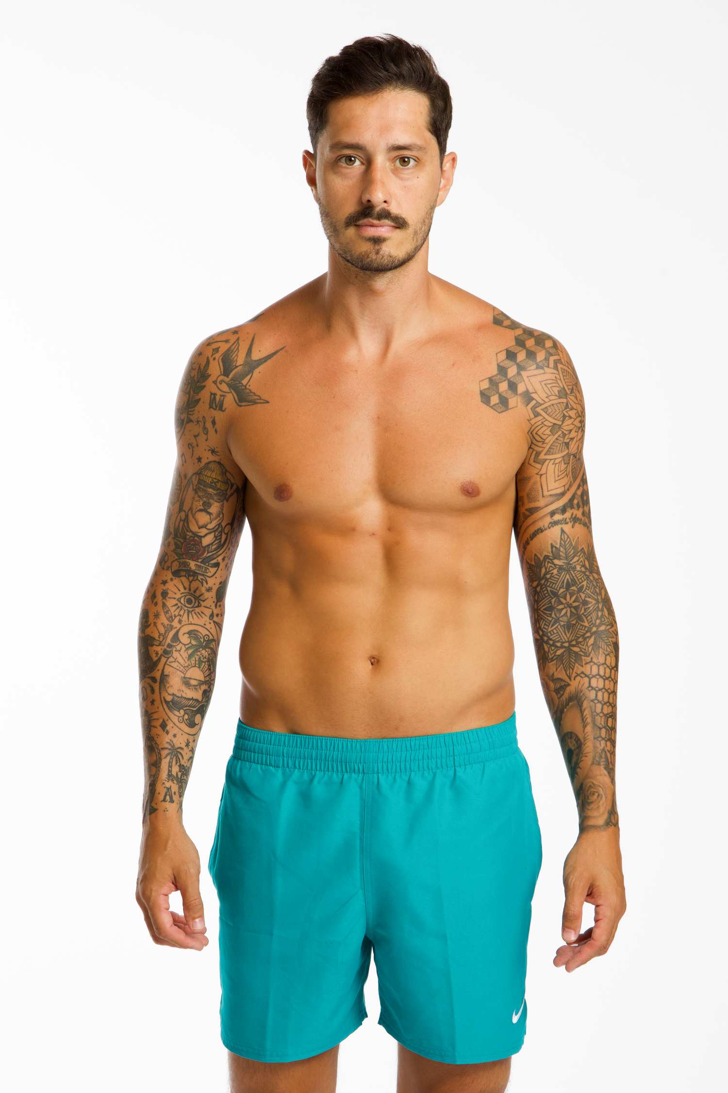 Nike Breaker 5" Herren Badeshort Türkis, Herren, Größe: M
