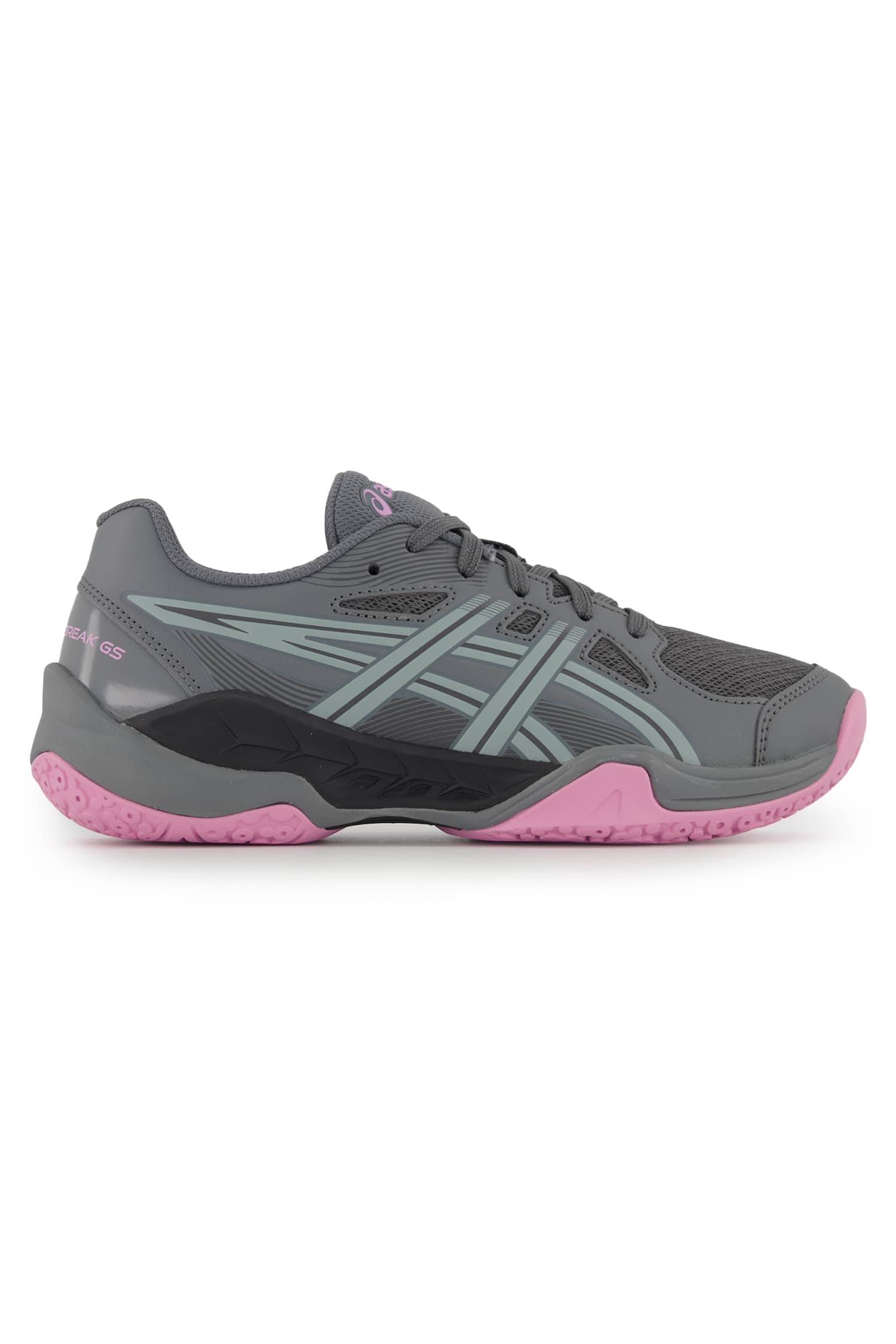 Image of ASICS Gel-Powerbreak™ GS Kinder Hallenschuh Grau, , Größe: 34 1/2