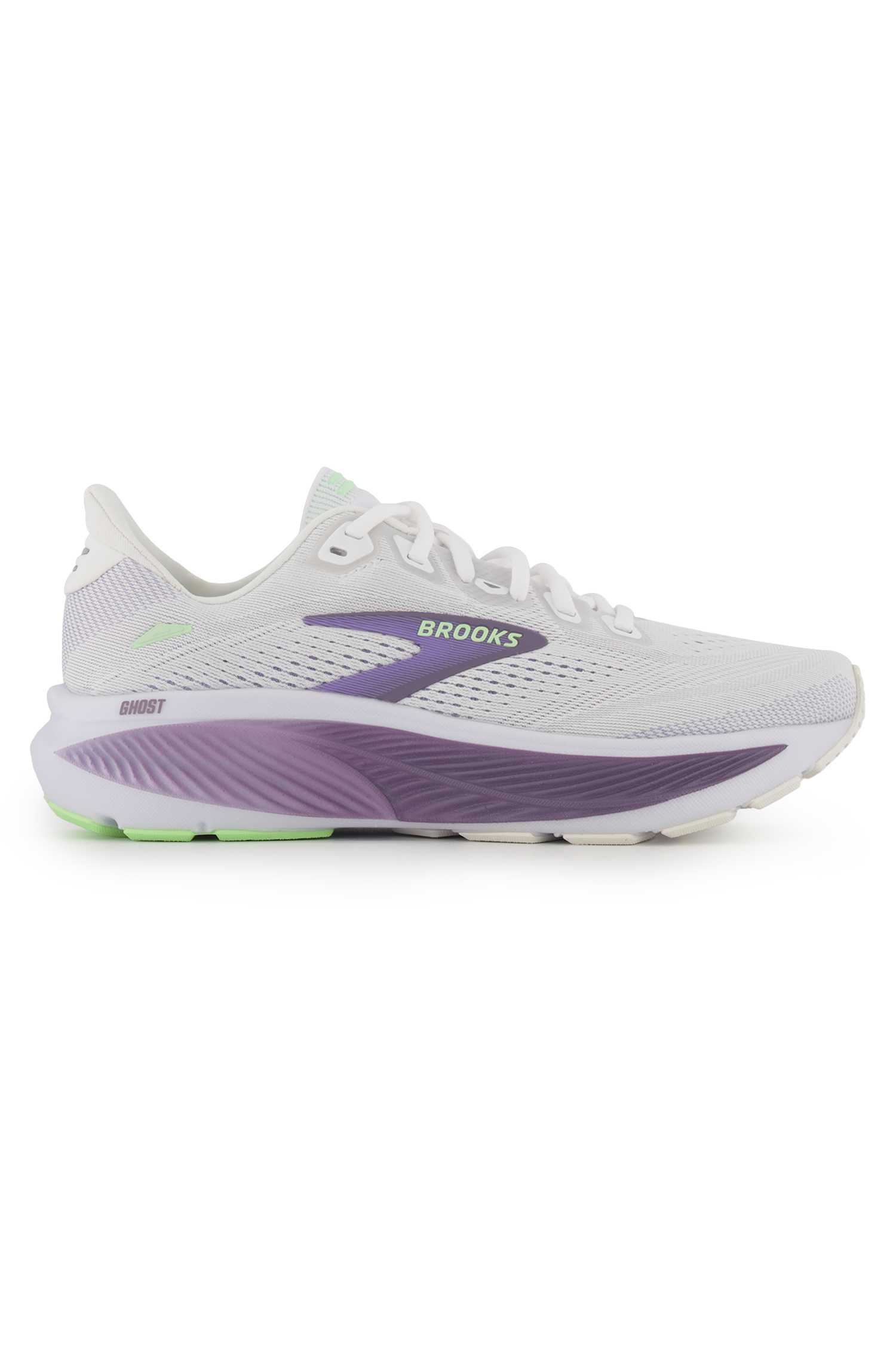 Brooks Ghost 18 Damen Laufschuh Weiss, Damen, Größe: 5