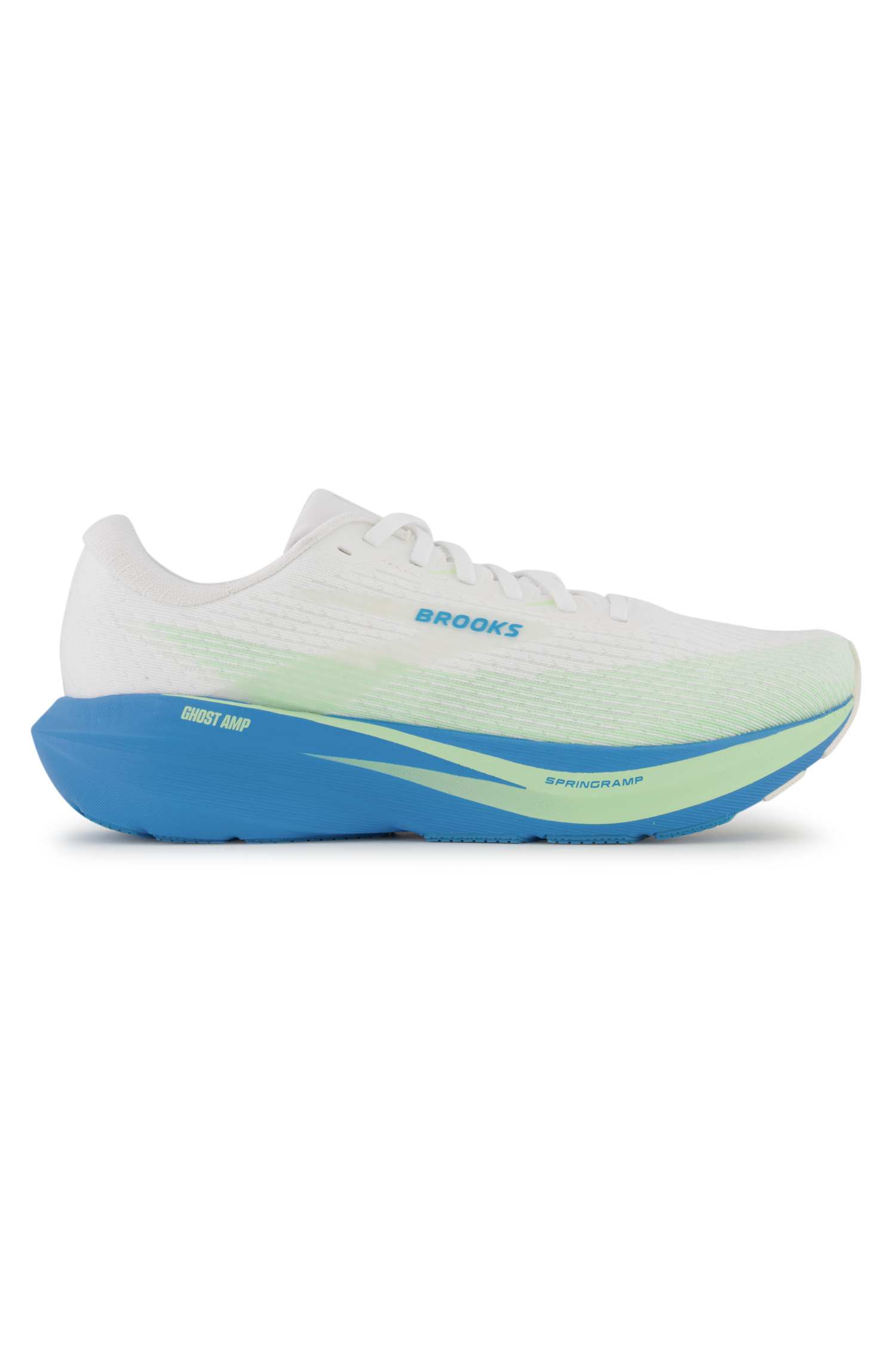 Image of Brooks Ghost Amp Herren Laufschuh Weiss, Herren, Größe: 10