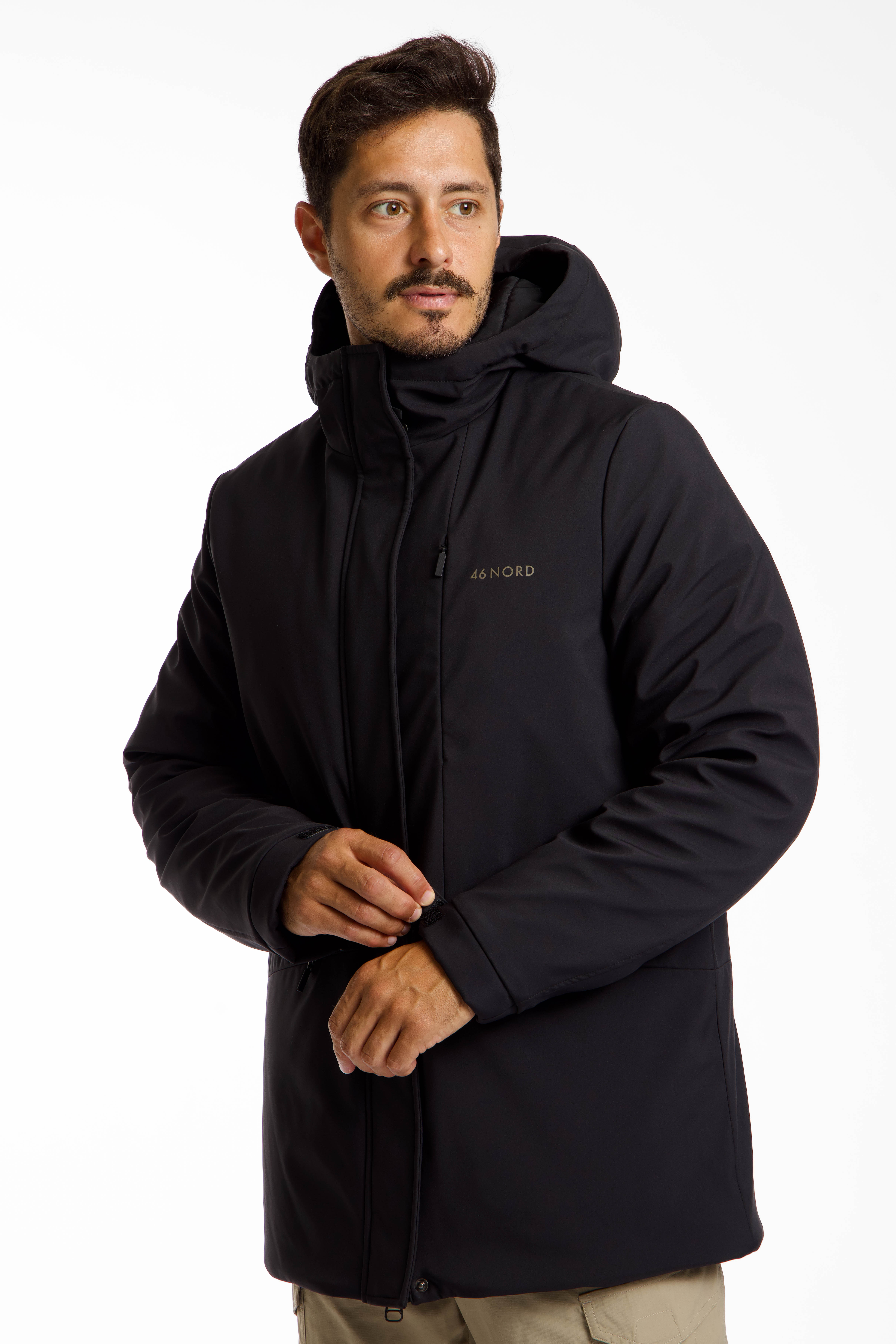 Image of 46 NORD Herren Winterjacke Schwarz, Herren, Größe: L