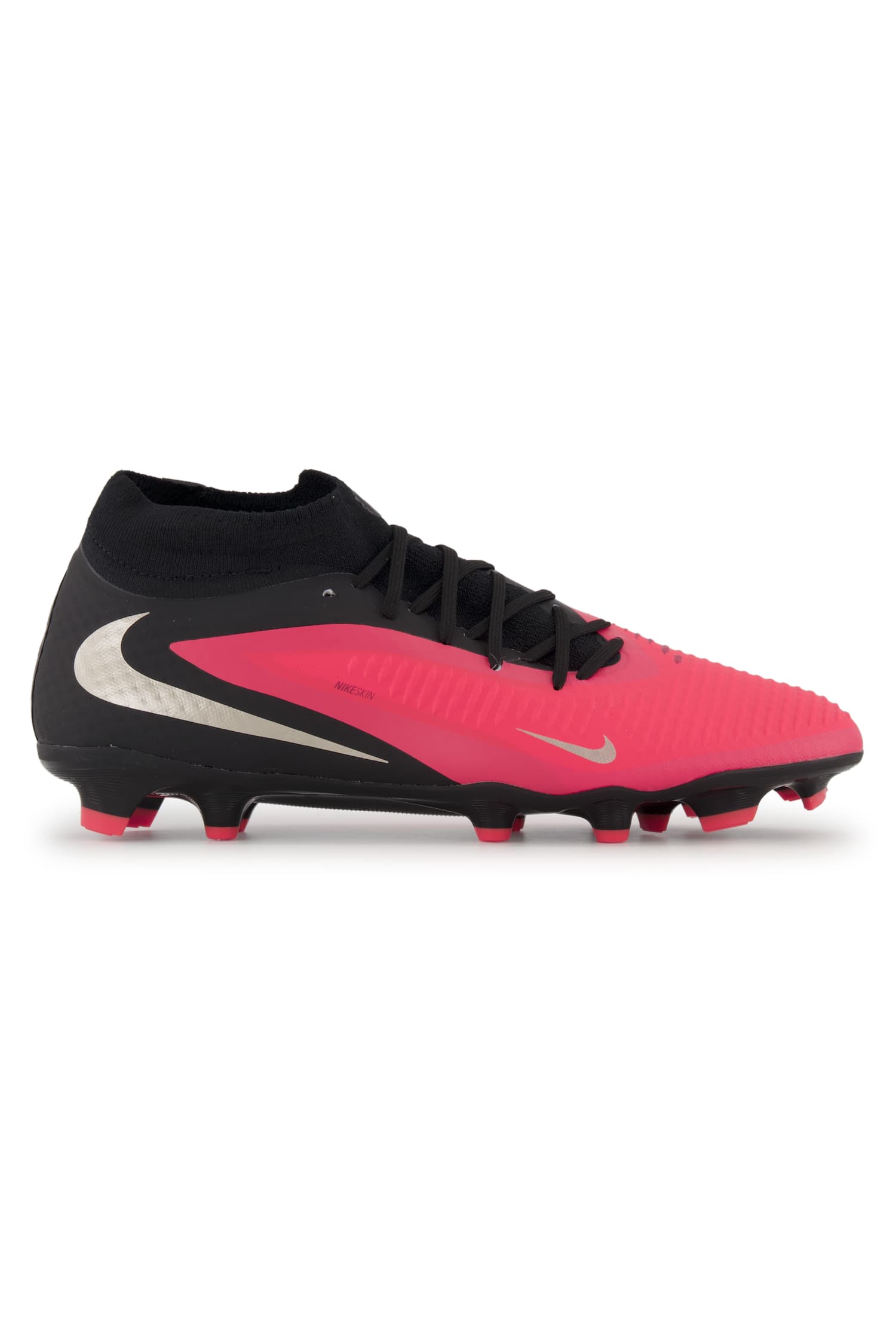 Nike Phantom 6 High Academy FG/MG Fussballschuh Rot, Herren, Größe: 11